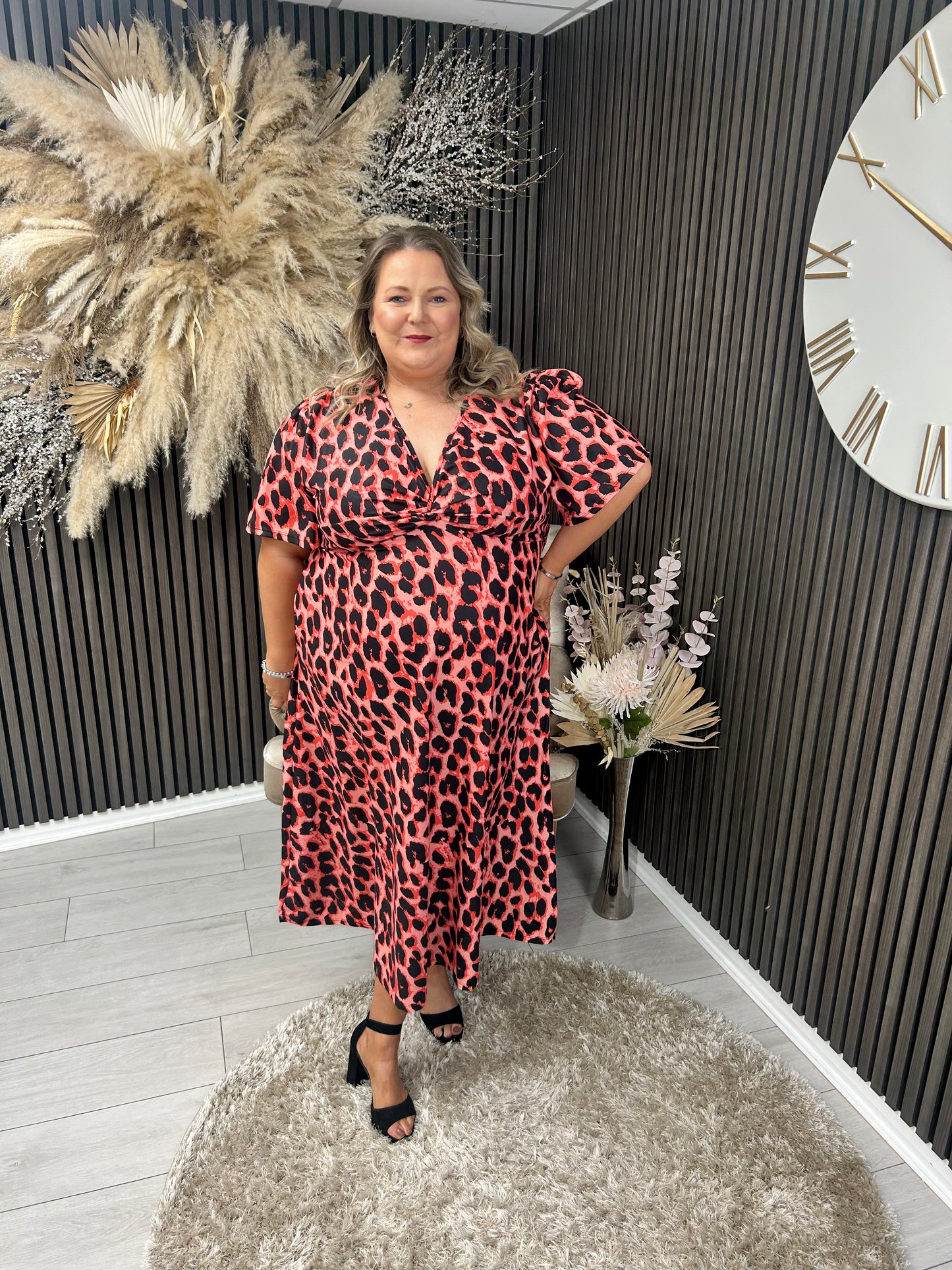 MACKENZIE DRESS - CORAL