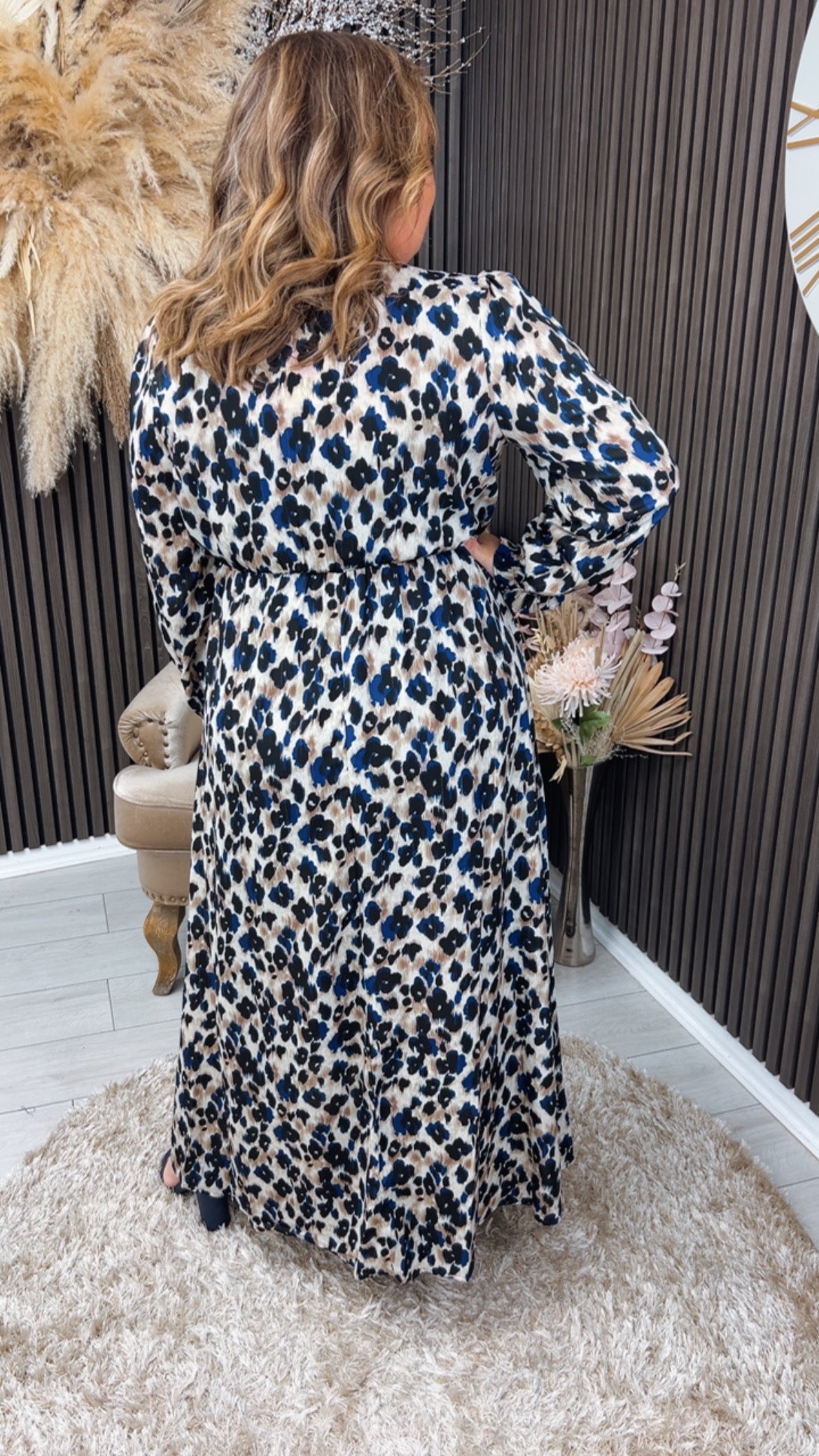 PAULINE DRESS - ANIMAL PRINT
