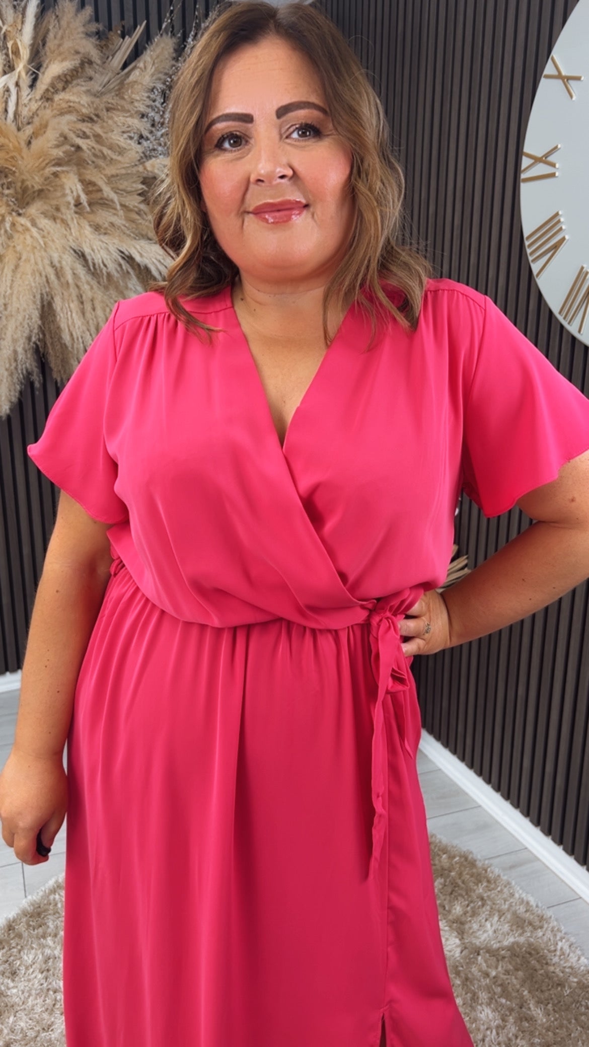 TRACEY DRESS - FUCHSIA