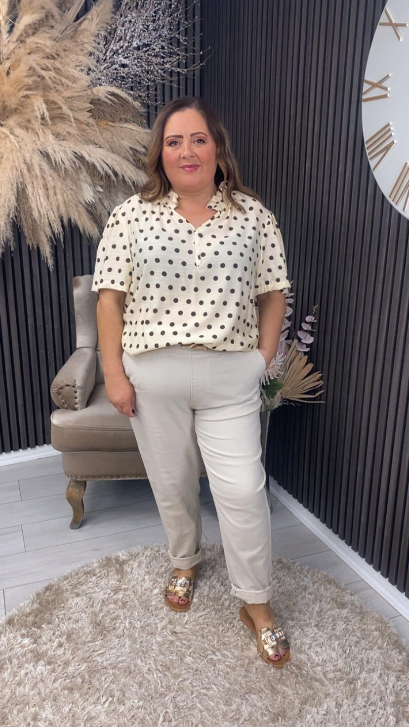 CLARA TOP - CREAM