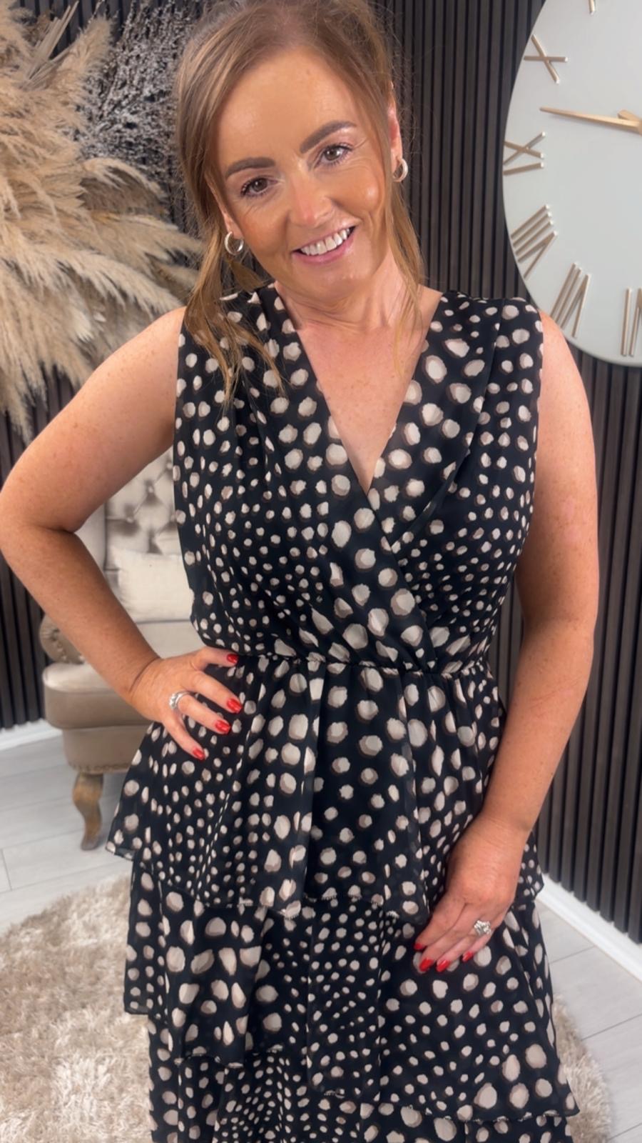 LORETTA DRESS - BLACK