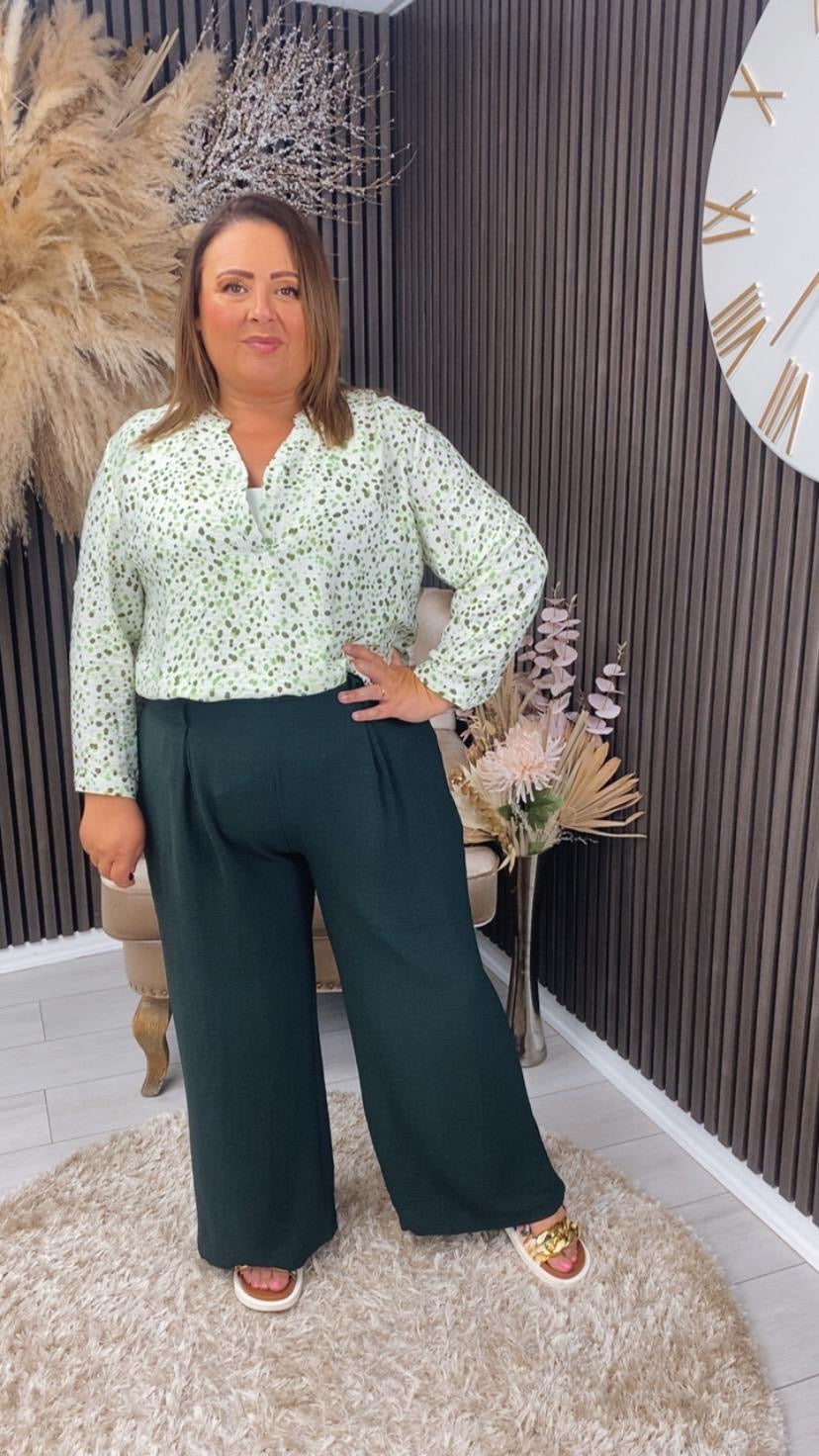 BRIDIE TOP  - GREEN