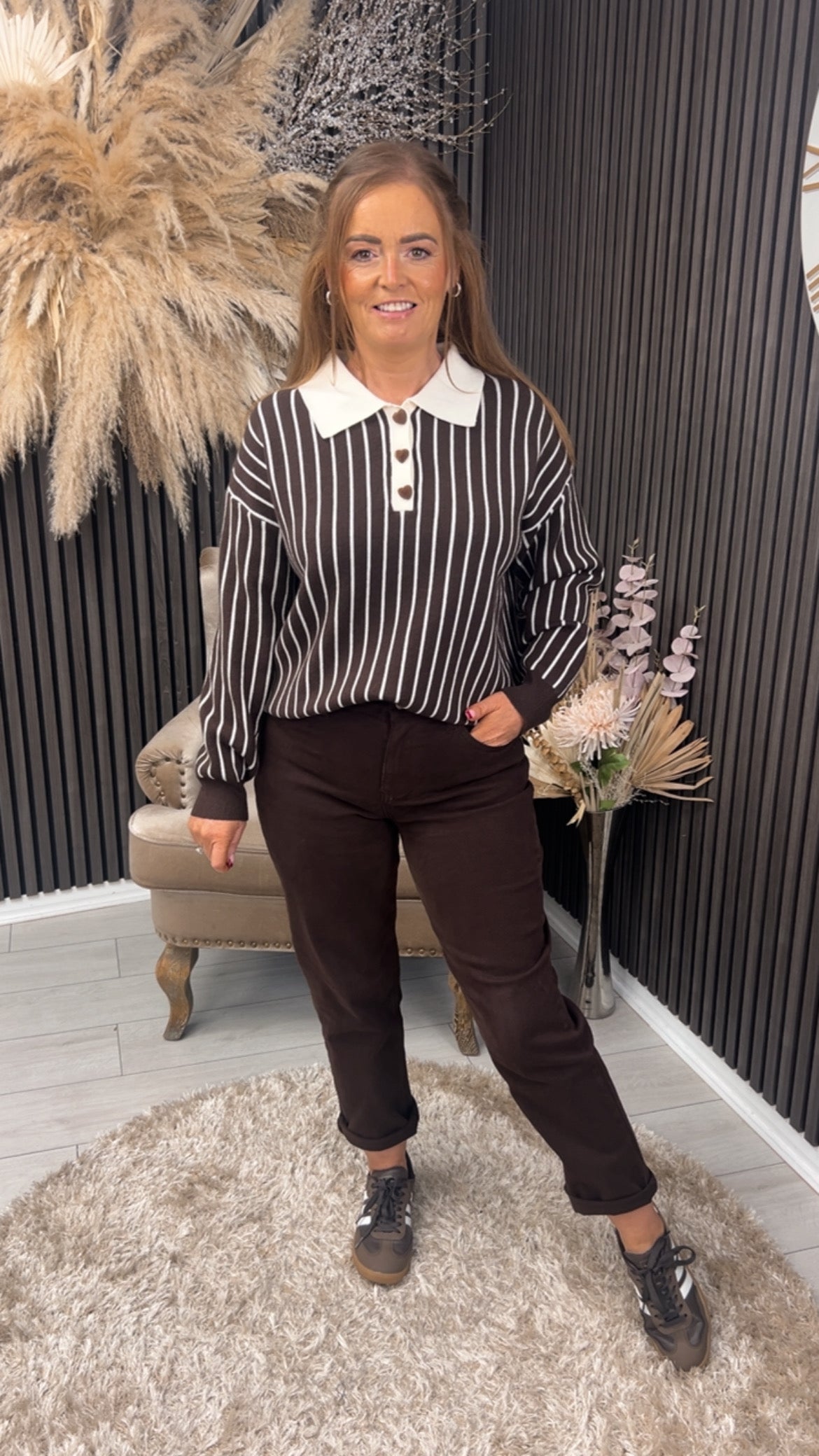 PRIMROSE JUMPER - BROWN