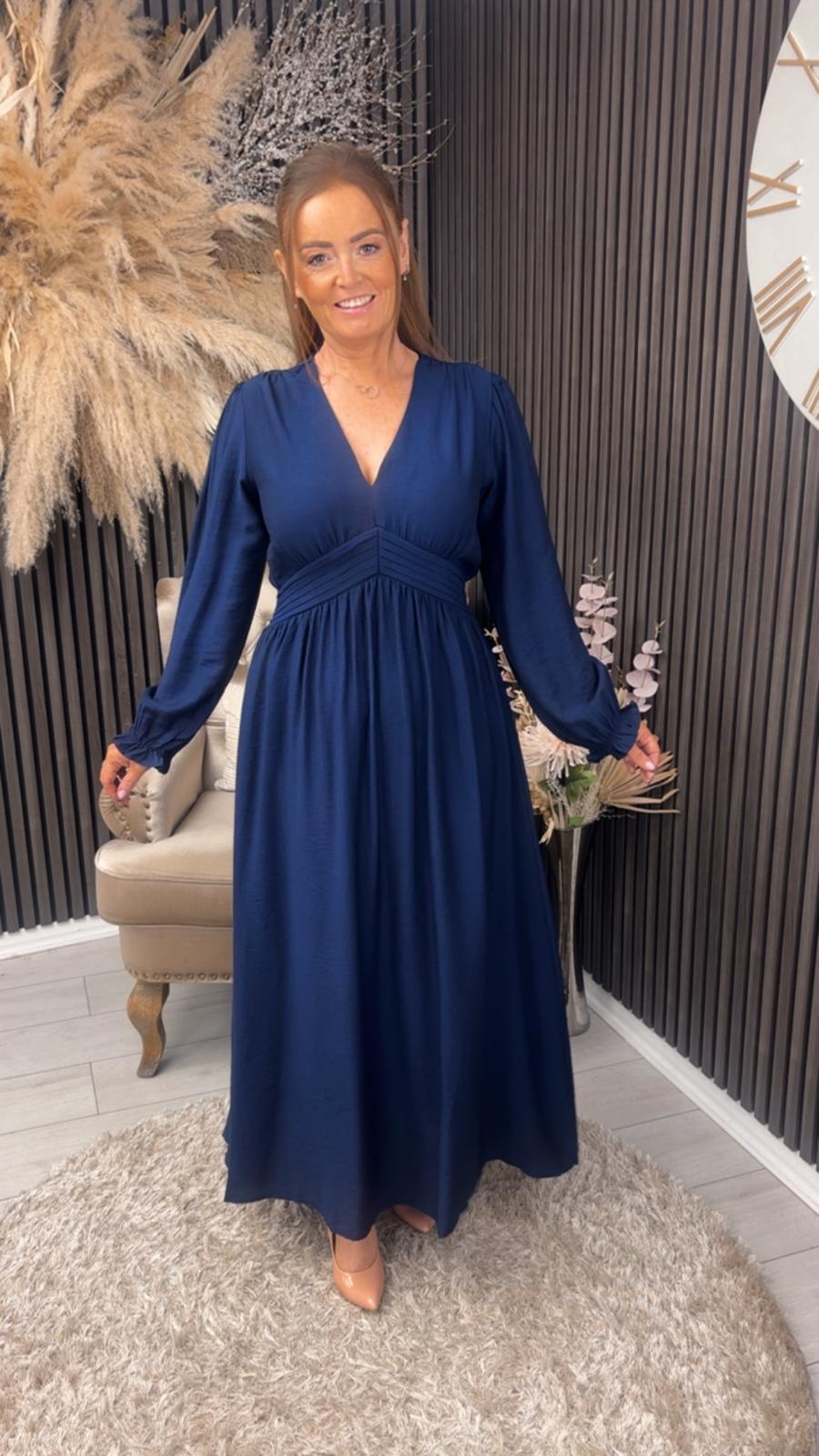 CLODAGH DRESS - NAVY