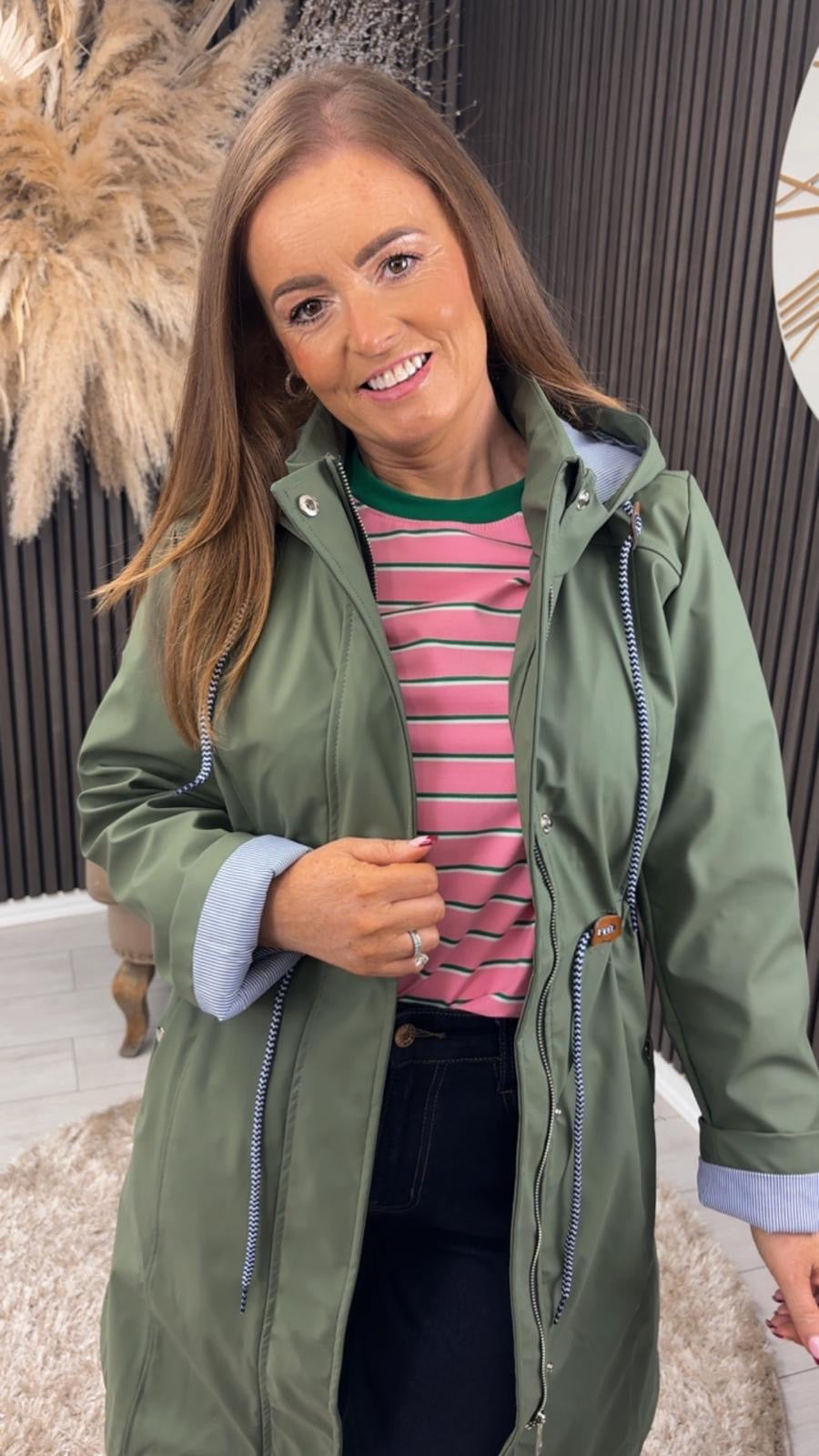 KATH RAINCOAT - KHAKI