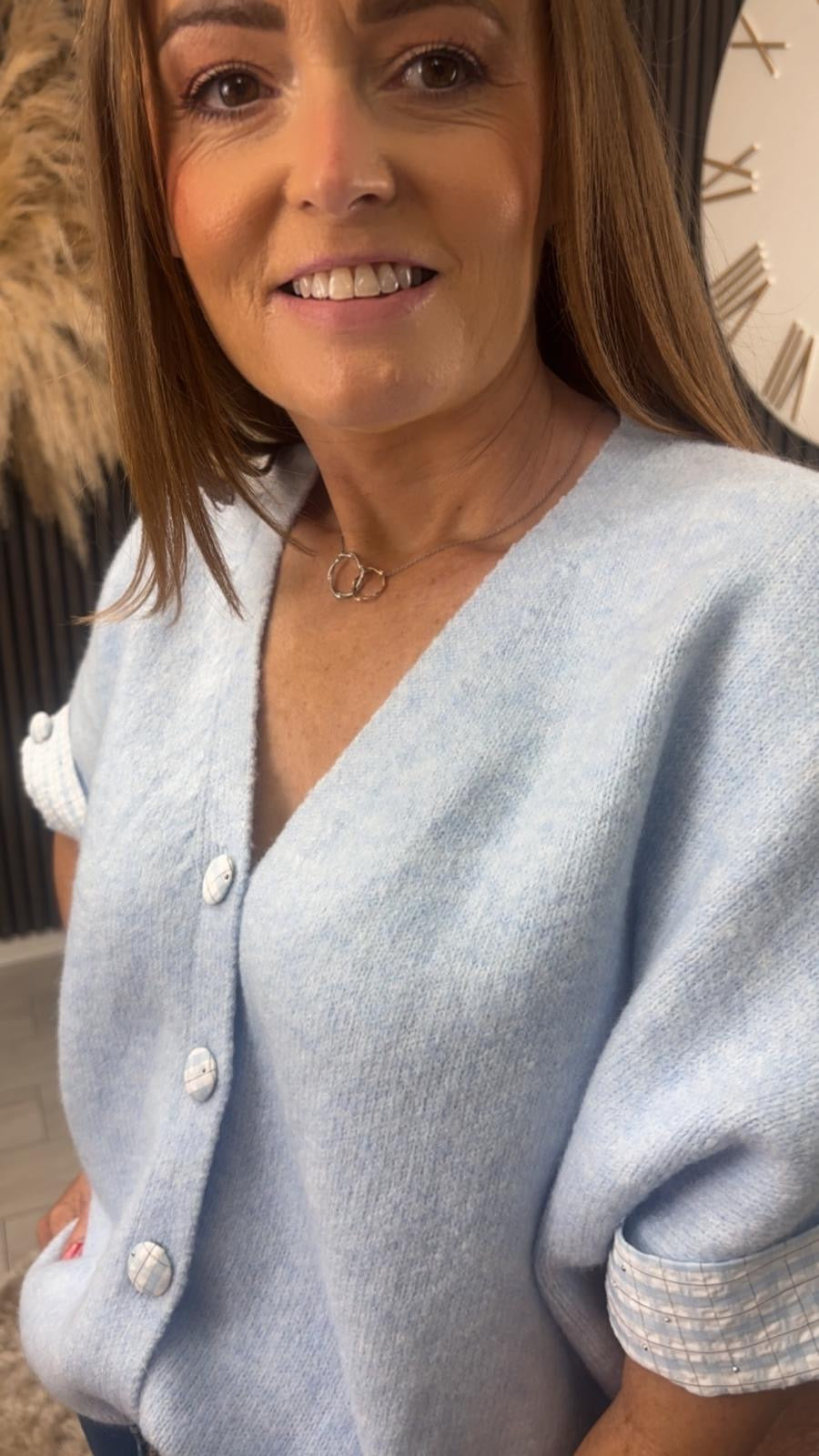 GABRIELLA CARDIGAN - BLUE