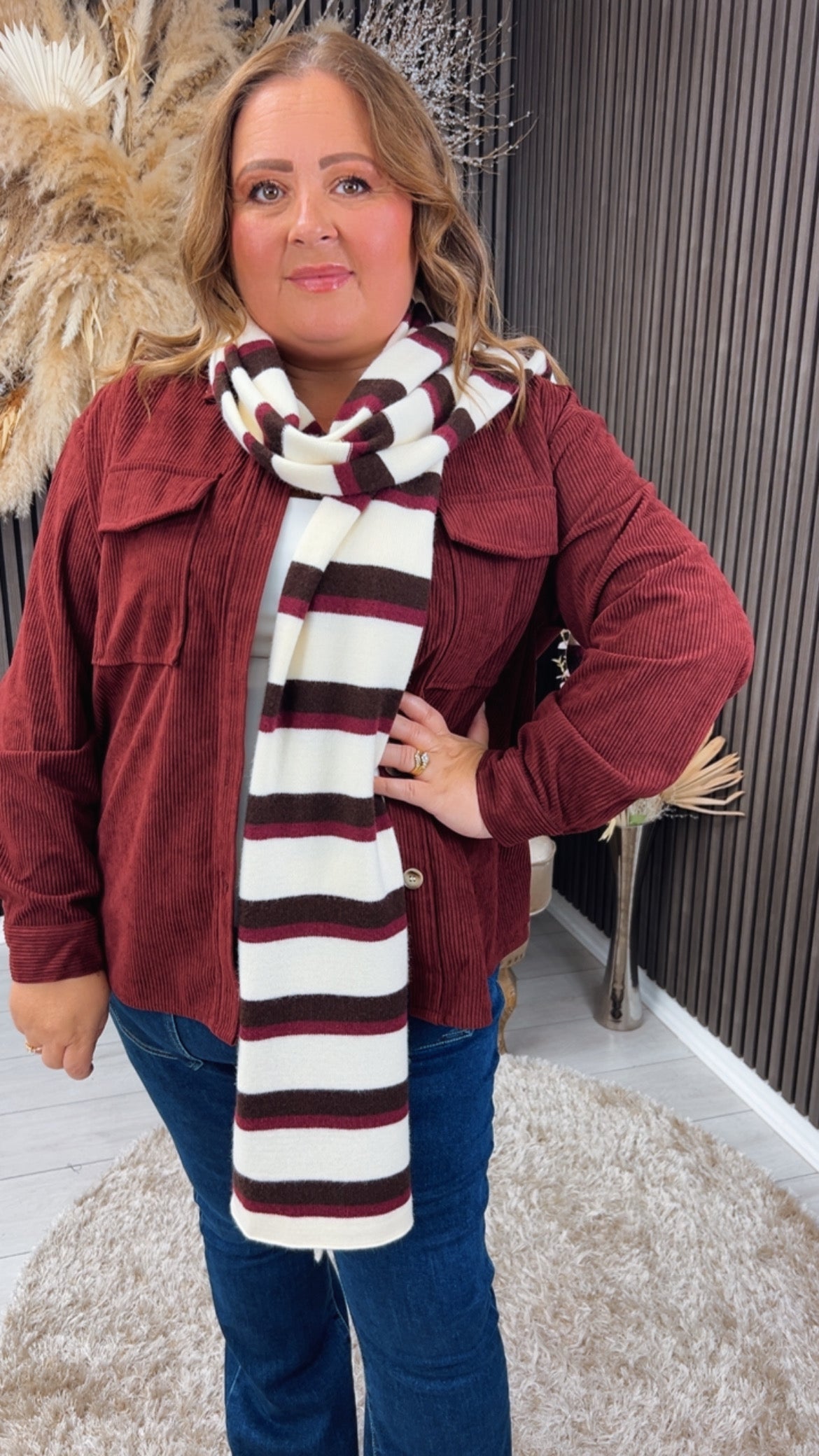 RITA JACKET - BORDEAUX