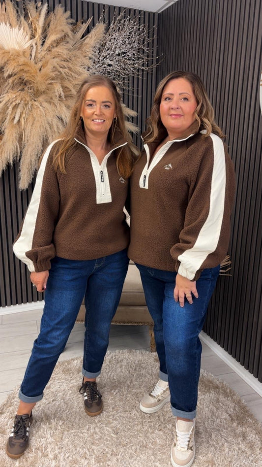 ALICE FLEECE - BROWN