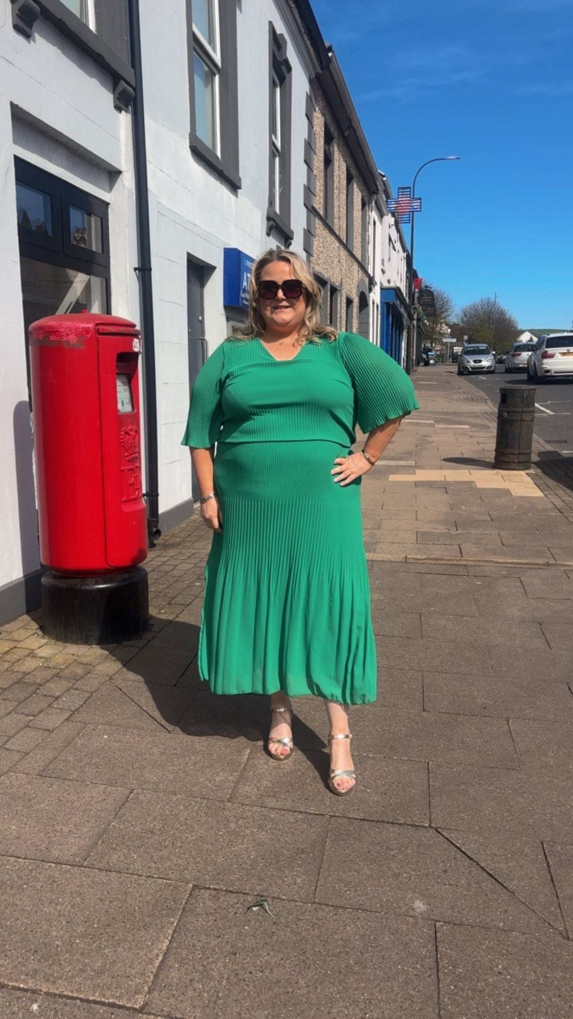 STACEY DRESS - GREEN