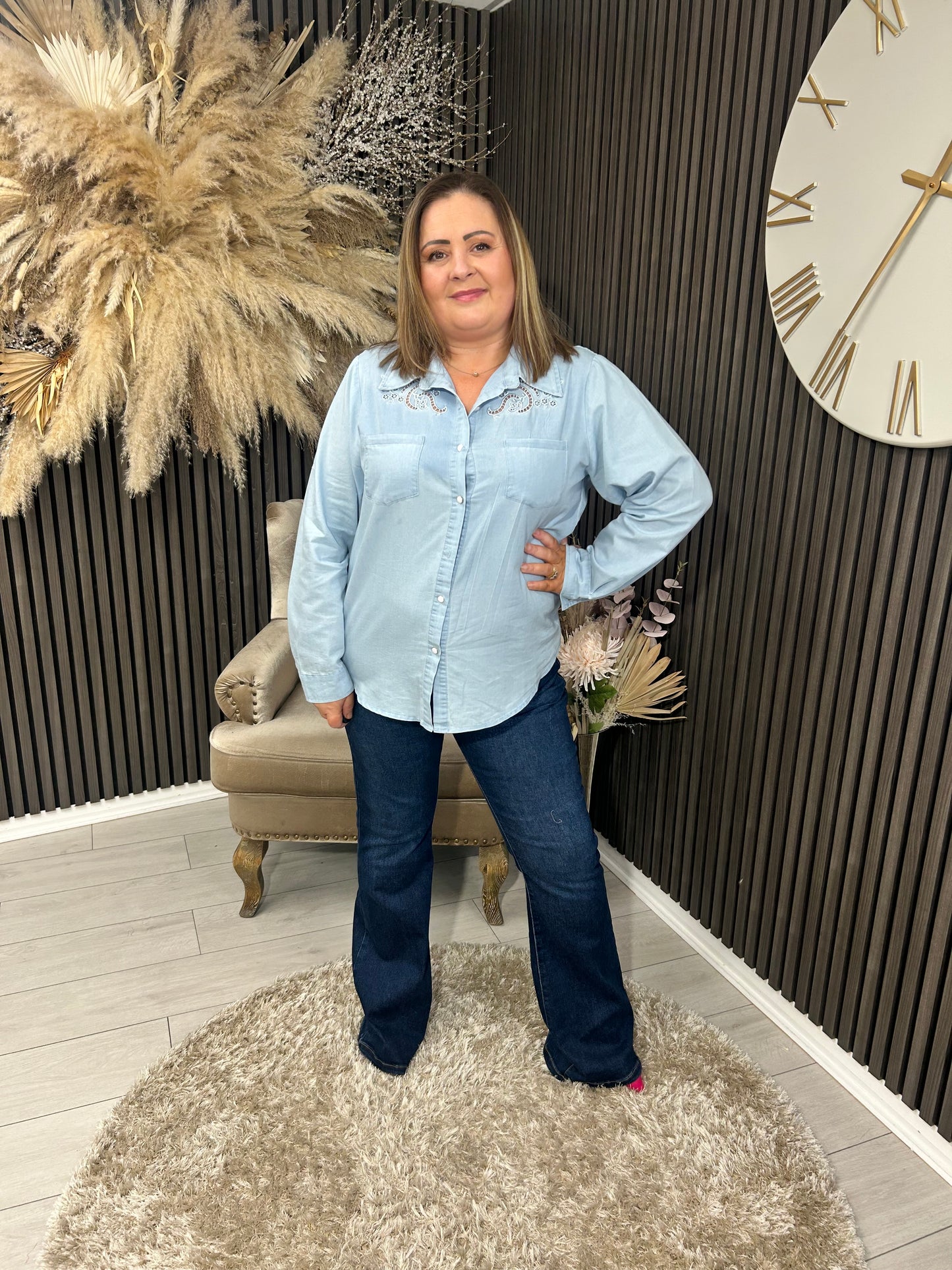 BRIANA SHIRT - BLUE