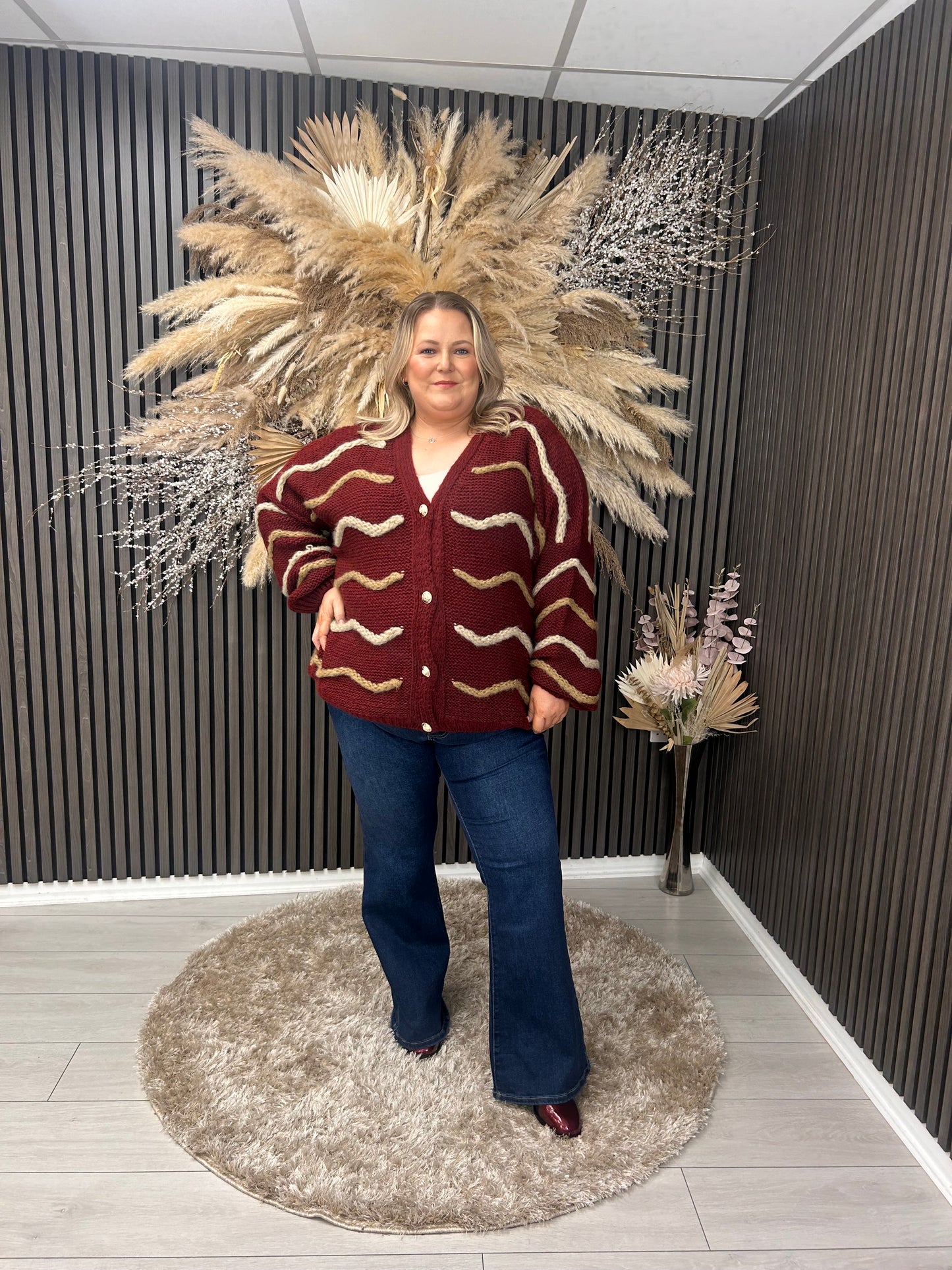 TORI CARDIGAN - WINE