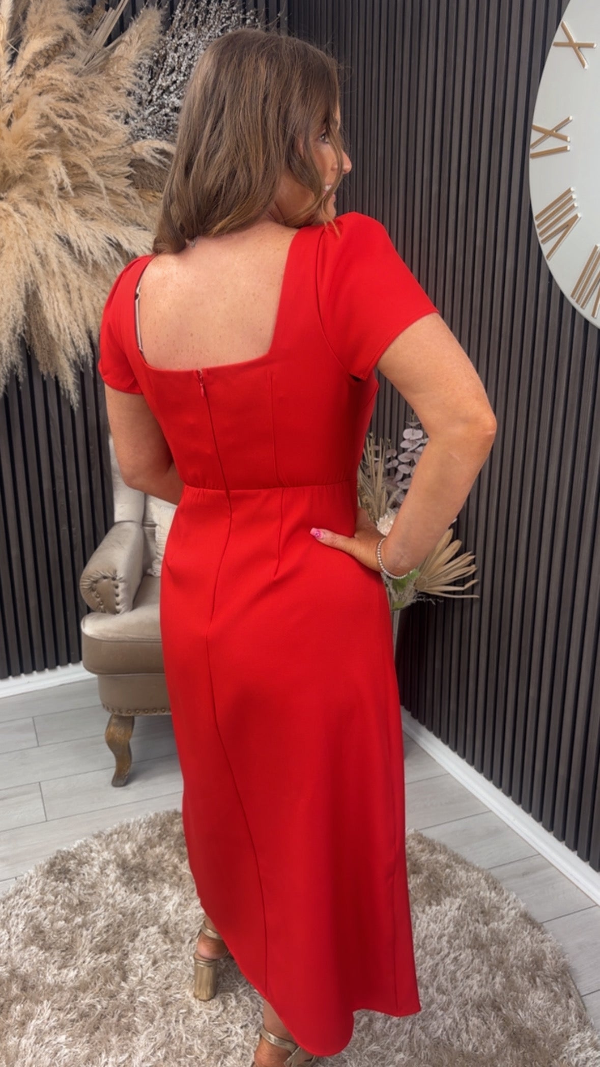 VALENTINA DRESS - RED