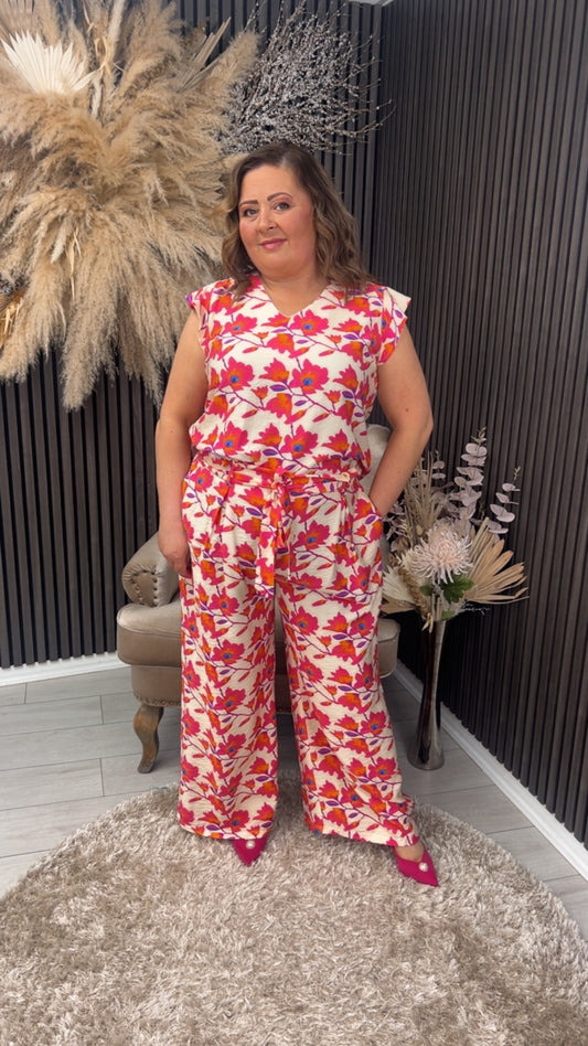 ELSIE MAY TROUSERS - FLORAL