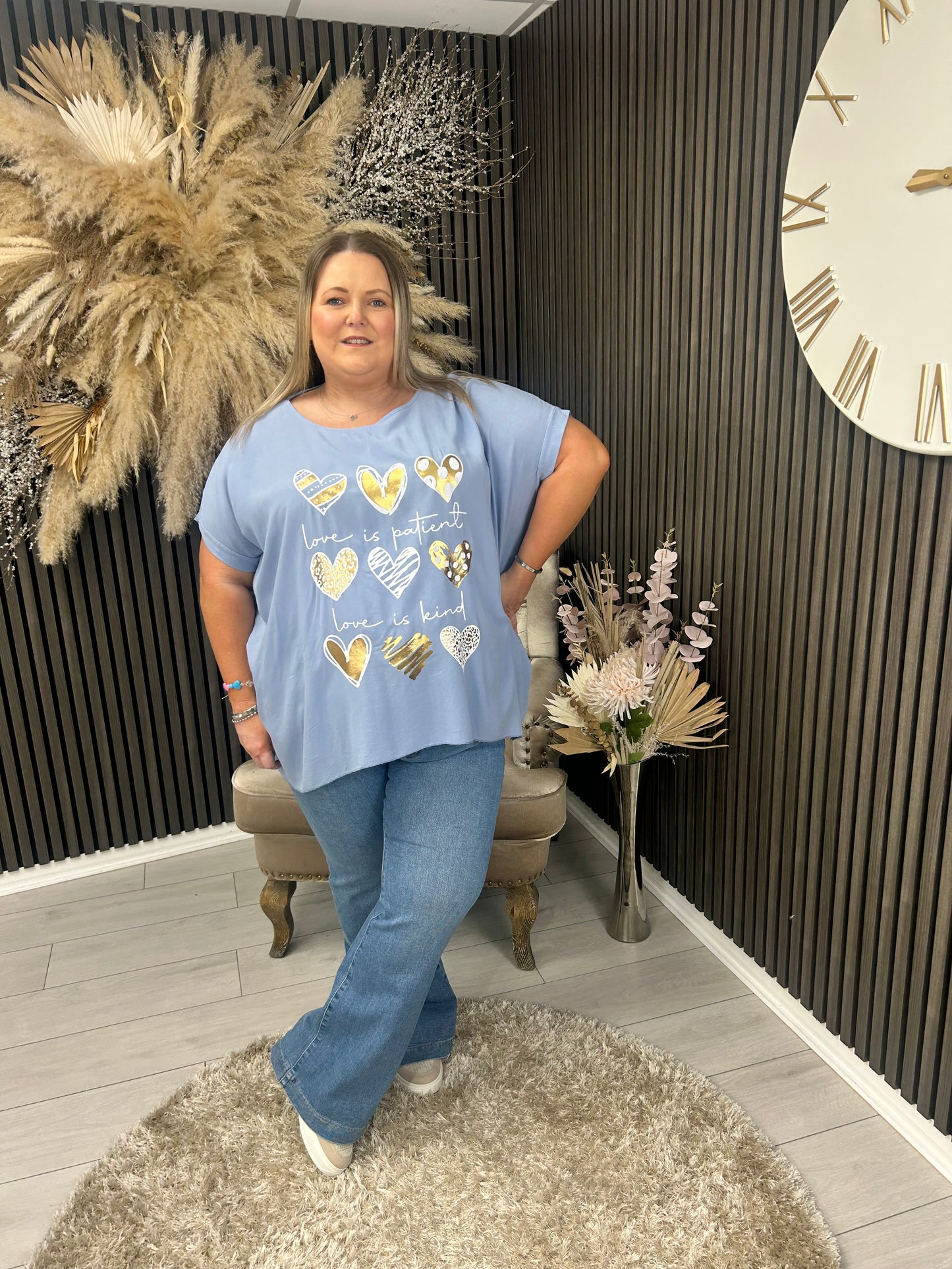 ELLEN TOP - BLUE