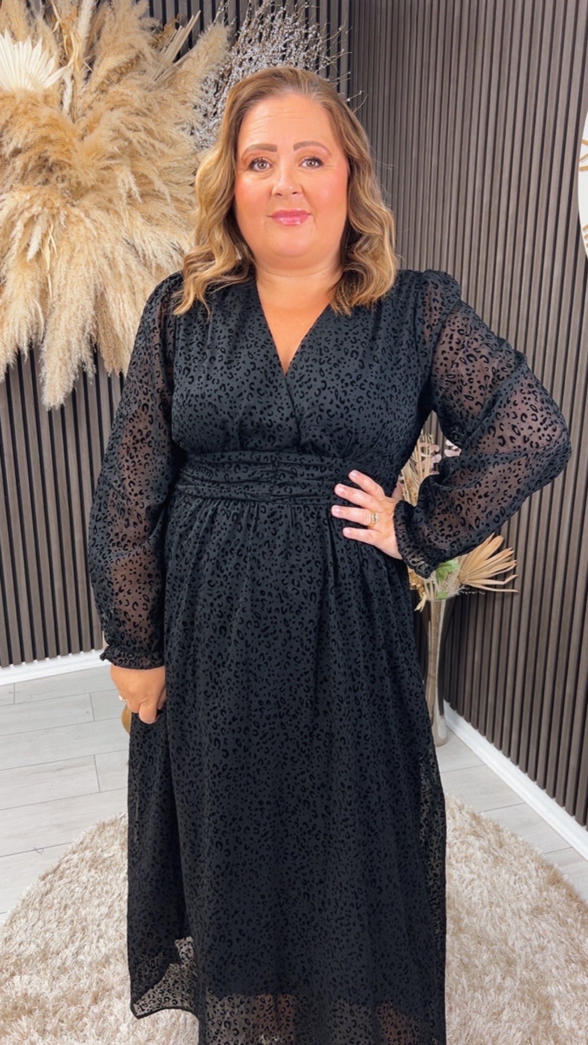 ROCHELLE DRESS - BLACK