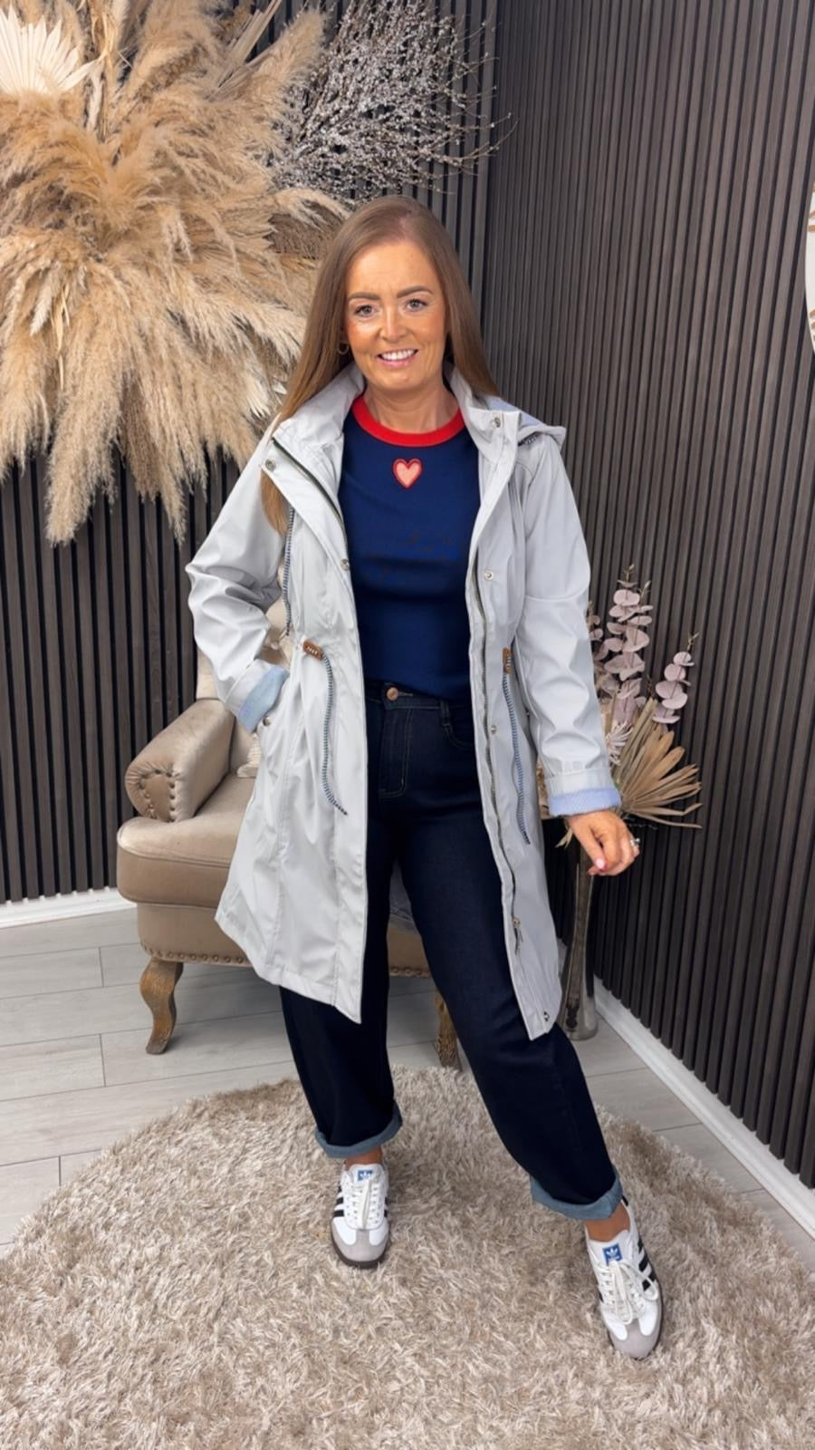 KATH RAINCOAT - GREY