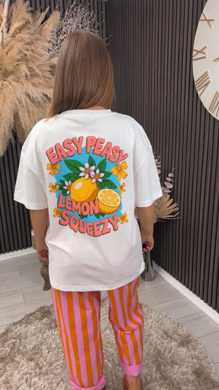STEPH T-SHIRT - LEMON