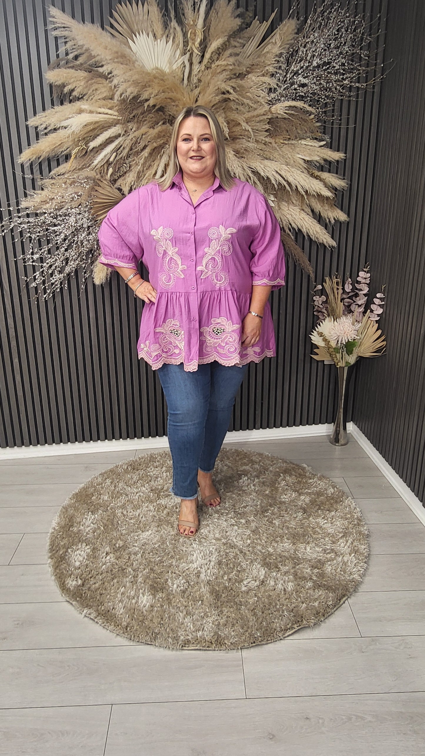 KIARA BLOUSE - LILAC