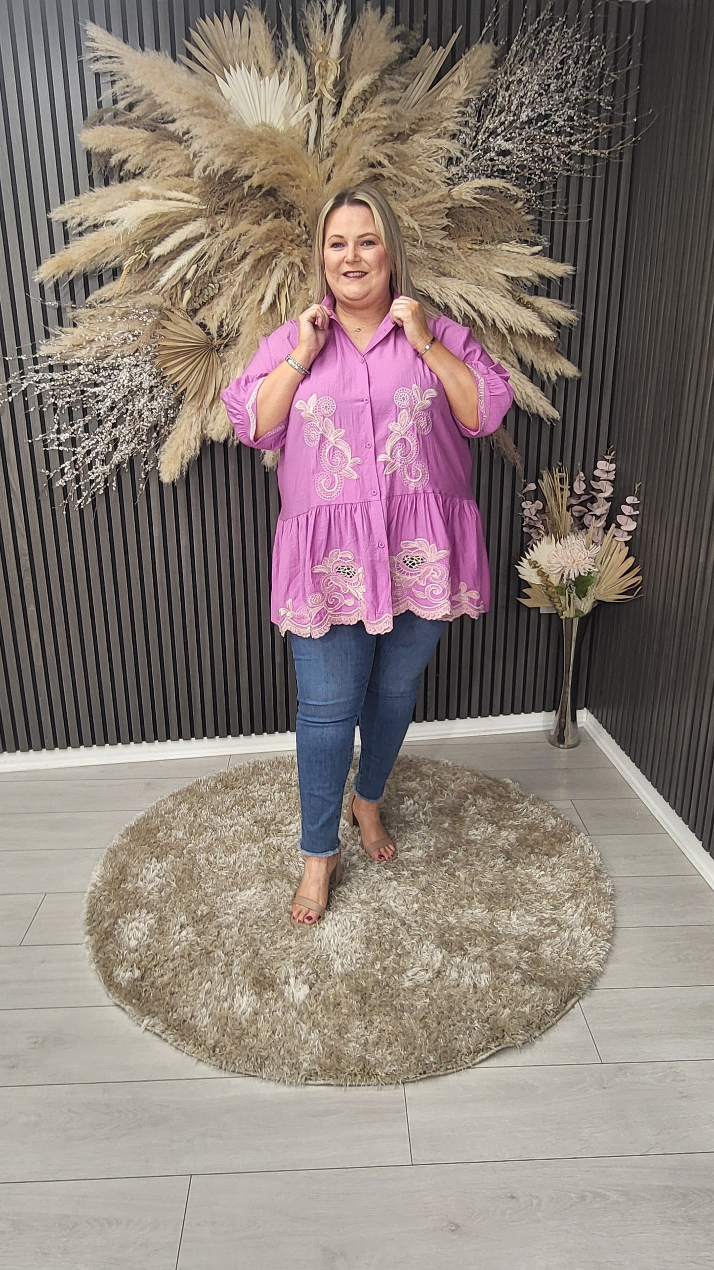 KIARA BLOUSE - LILAC