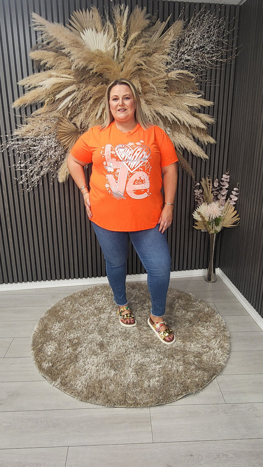 COLLETTE T-SHIRT - ORANGE