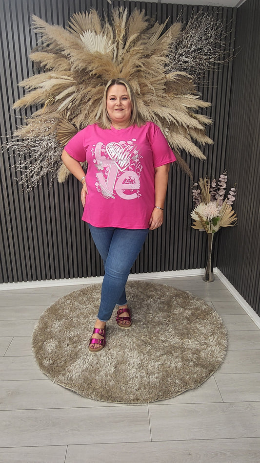 COLLETTE T-SHIRT - PINK
