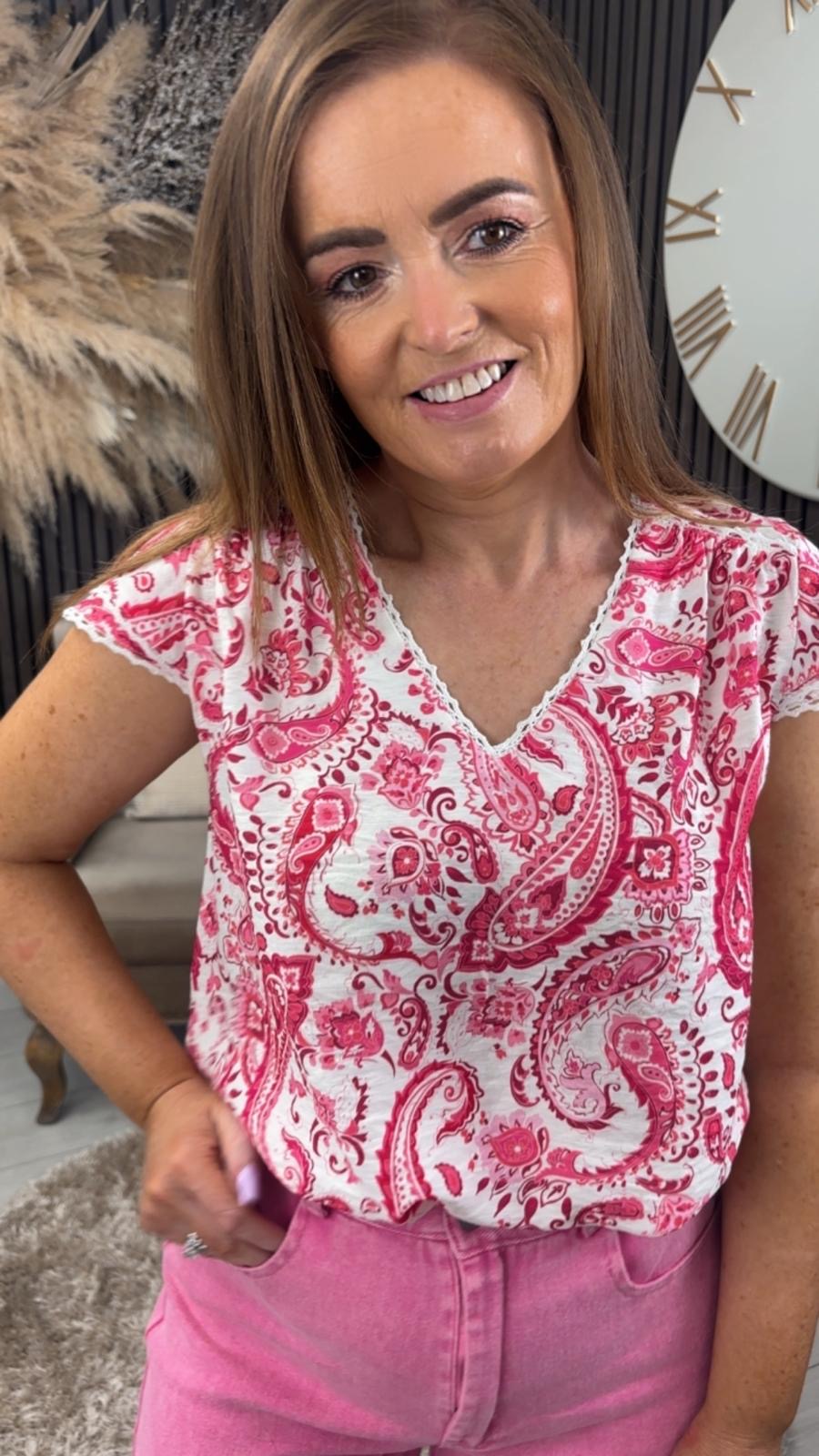 BAXLEY TOP - PINK