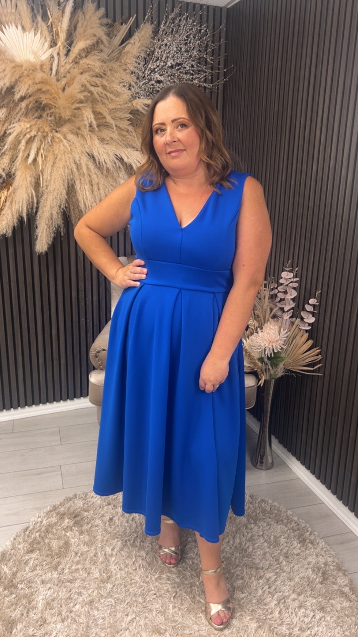 TIFFANY MARIE DRESS - COBALT