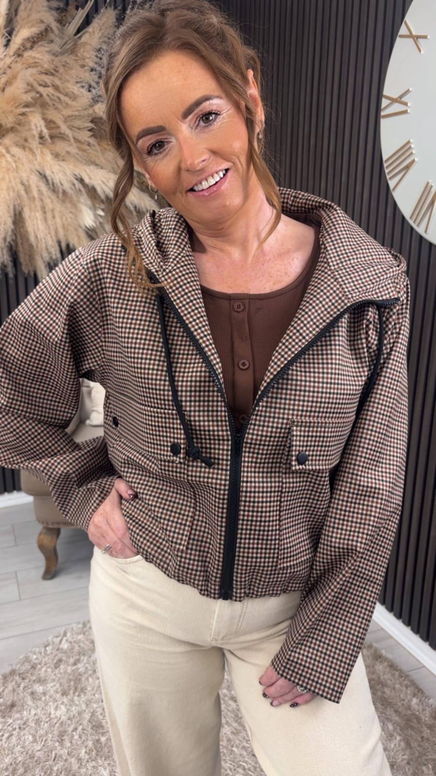 KELA JACKET - BROWN