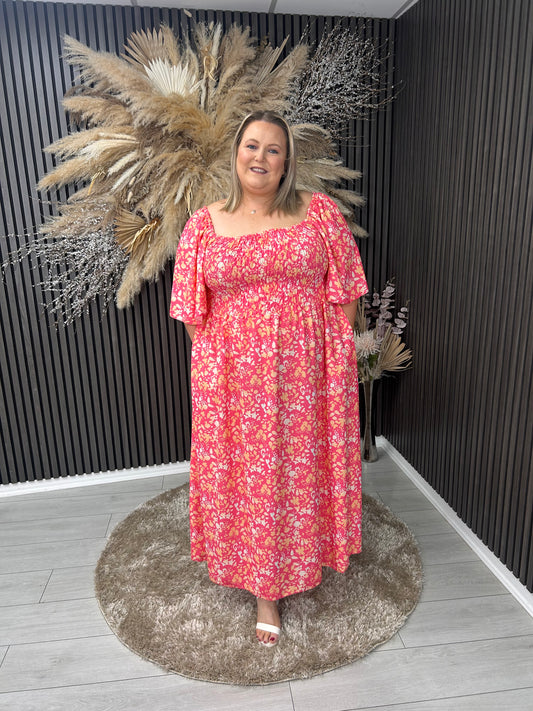 JESSICA ANN DRESS - PINK