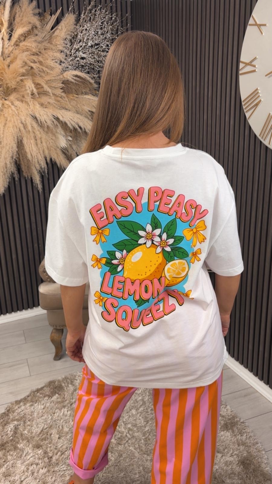STEPH T-SHIRT - LEMON