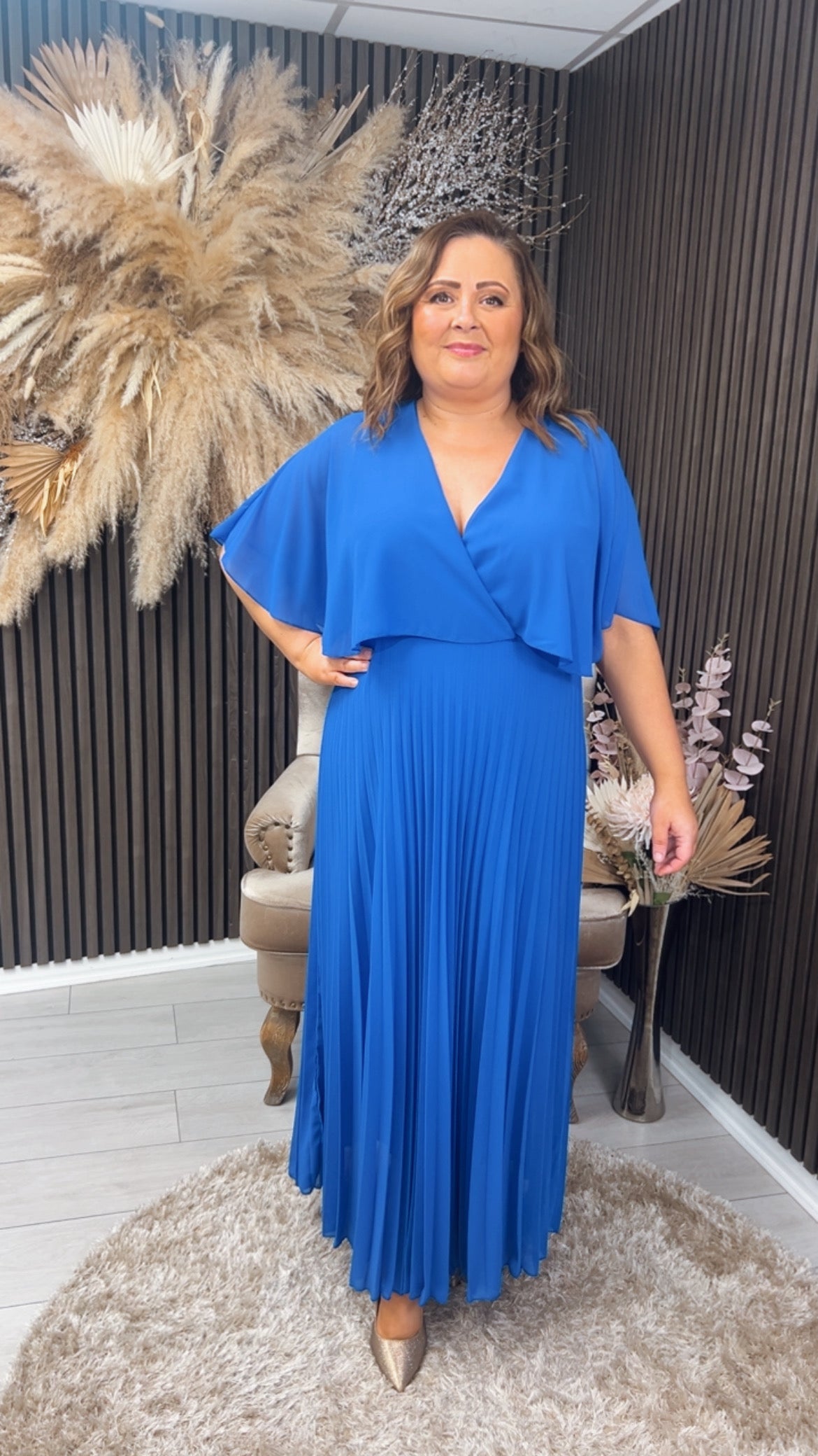 MARGARIETTE DRESS - ROYAL