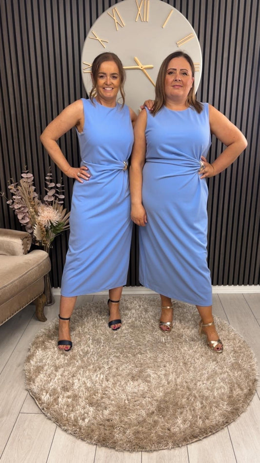LOUISA DRESS - BLUE