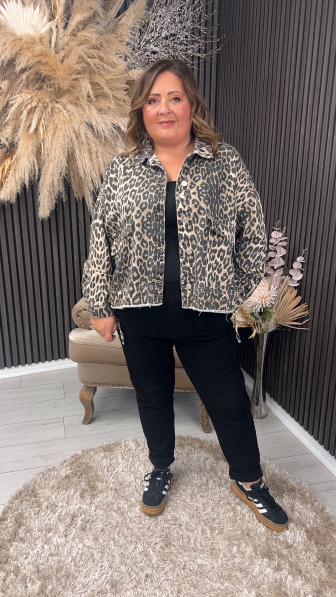 OLGA JACKET - LEOPARD