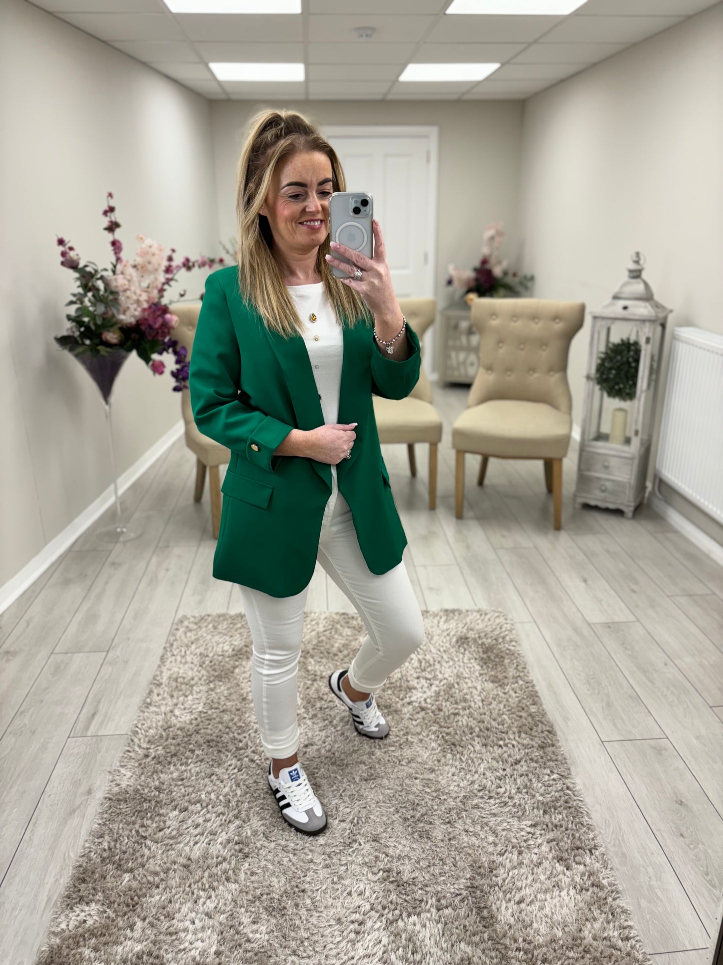 LILIAN ANNE BLAZER - GREEN