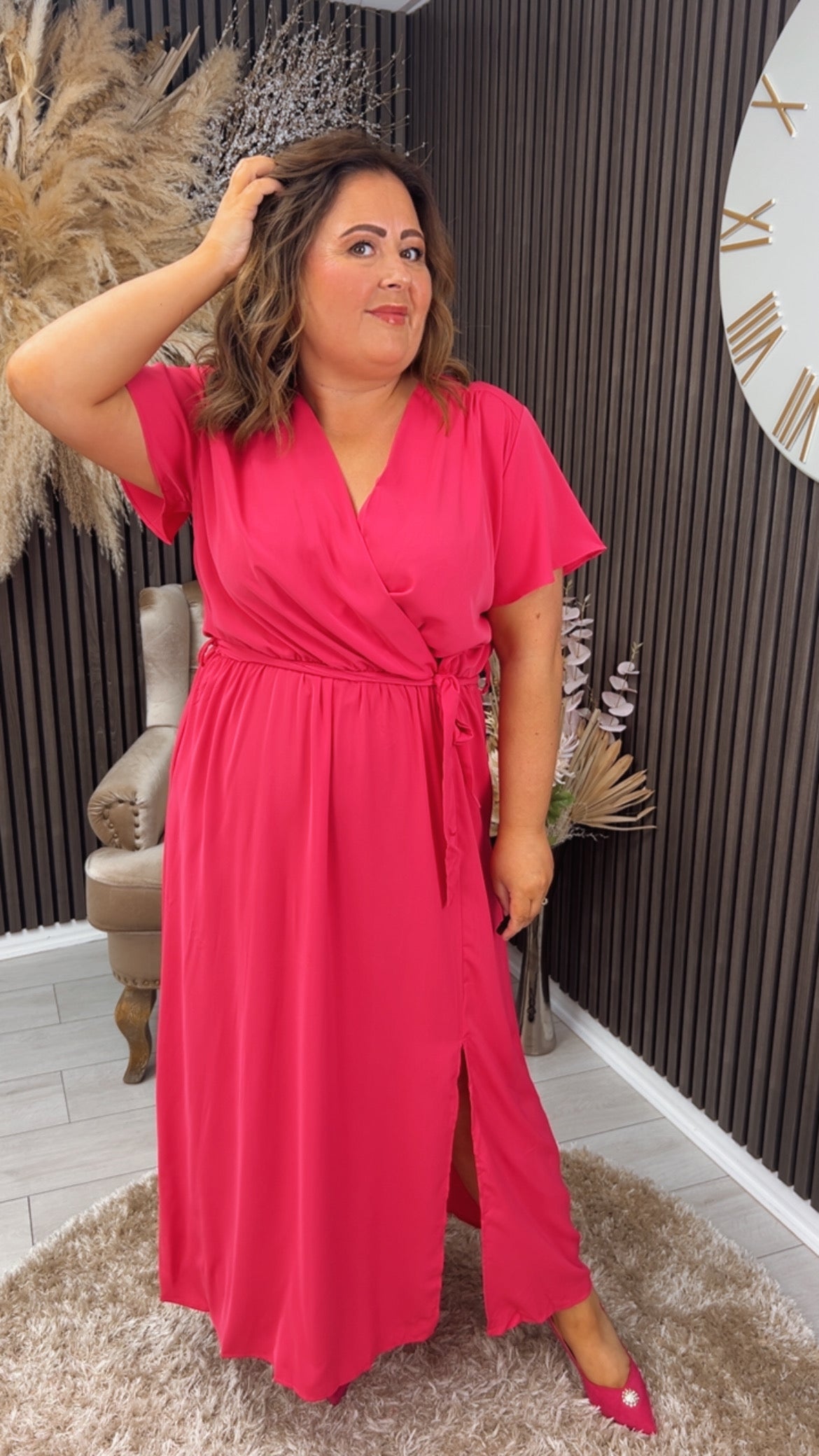 TRACEY DRESS - FUCHSIA