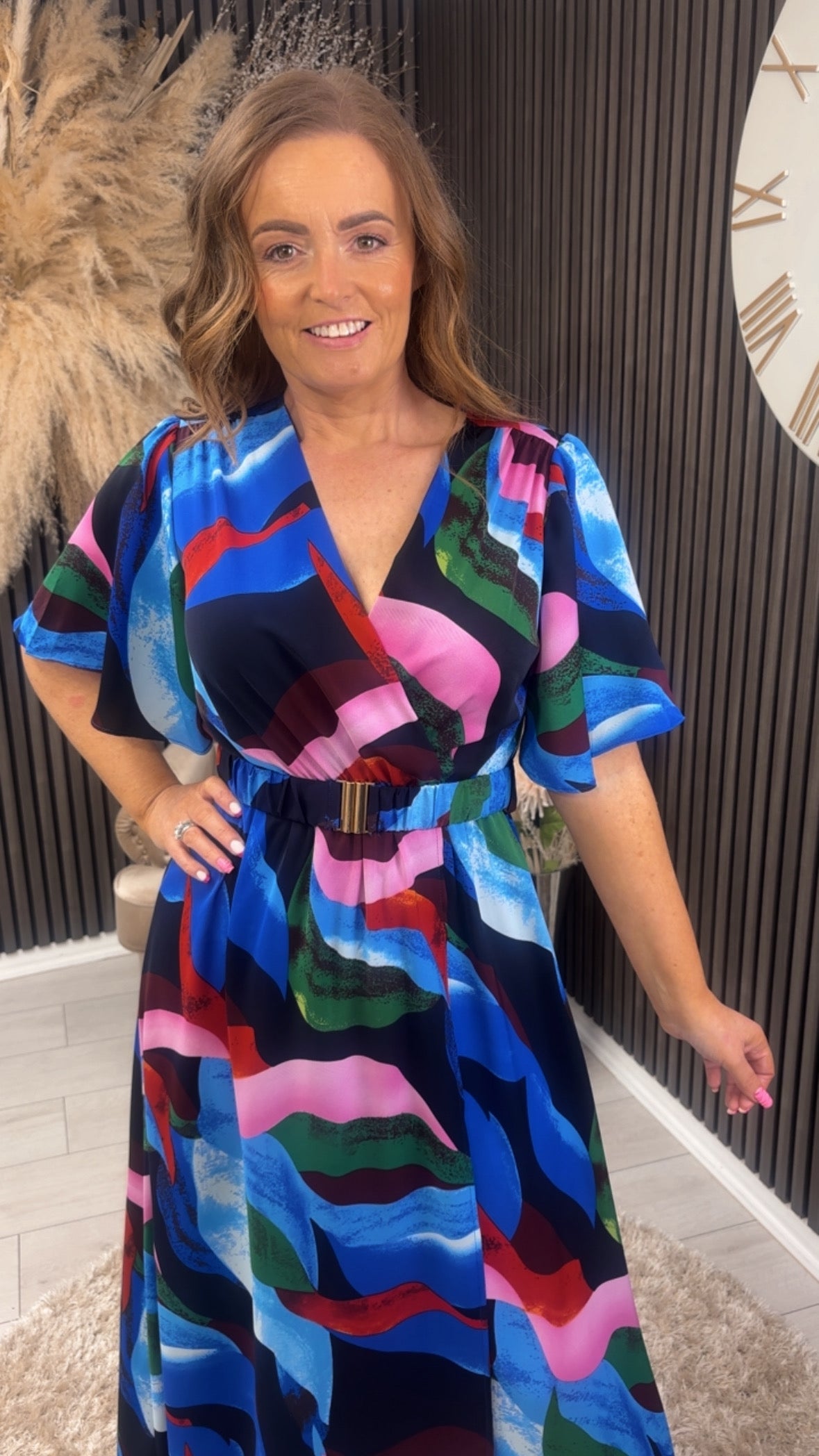 KIRSTIN DRESS - BLUE
