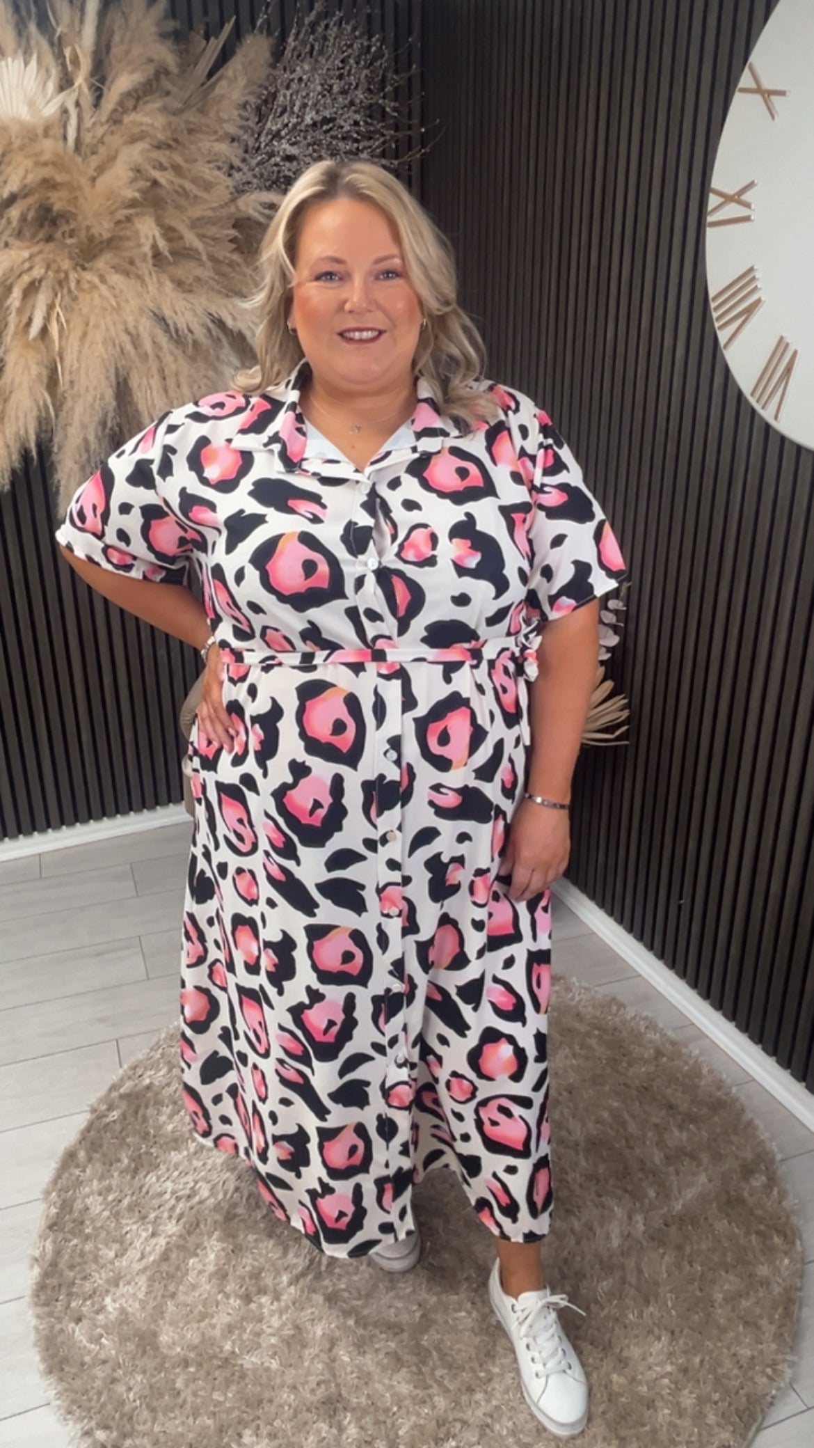 MOLLY SHIRT DRESS - ANIMAL