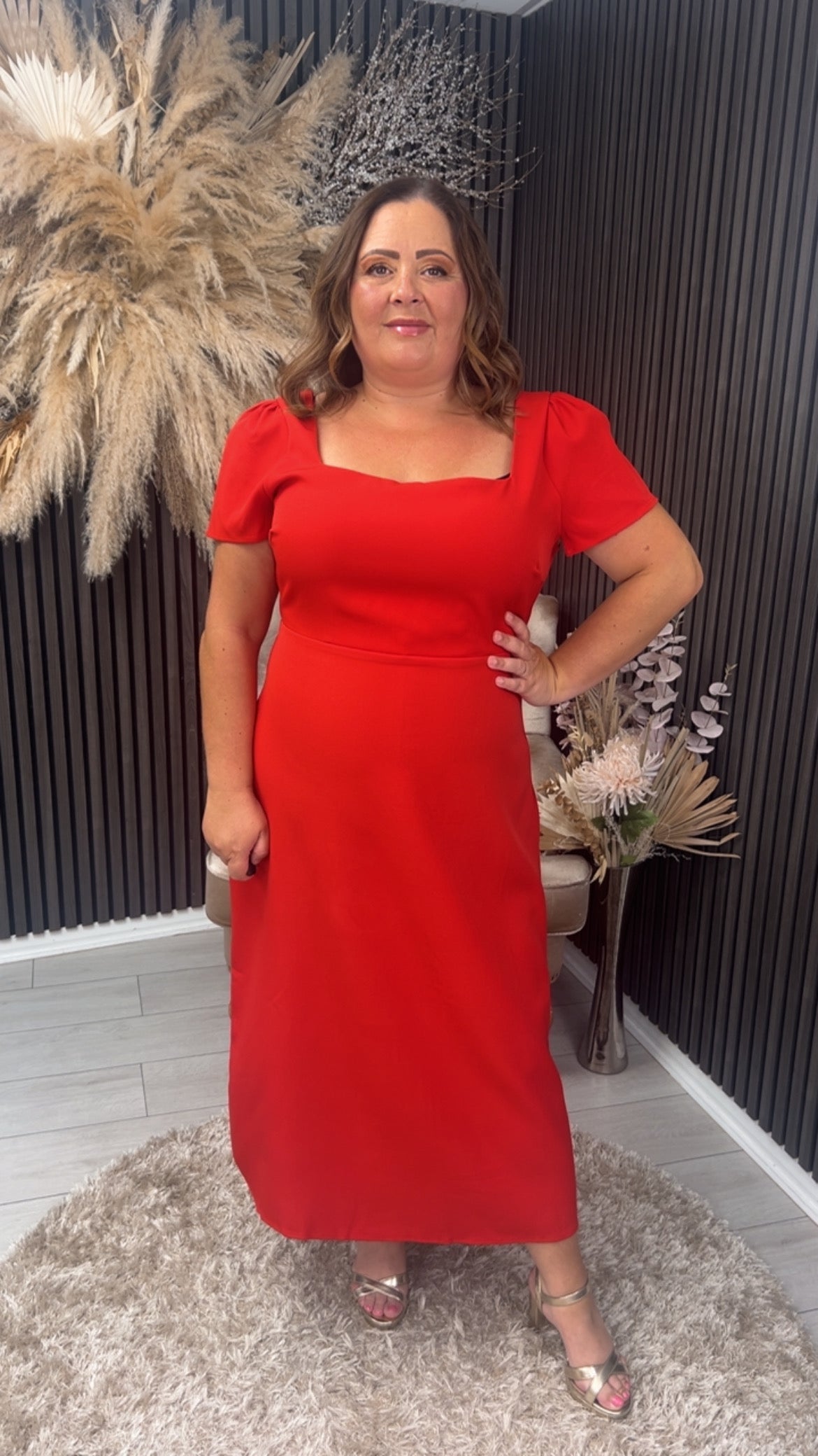 VALENTINA DRESS - RED