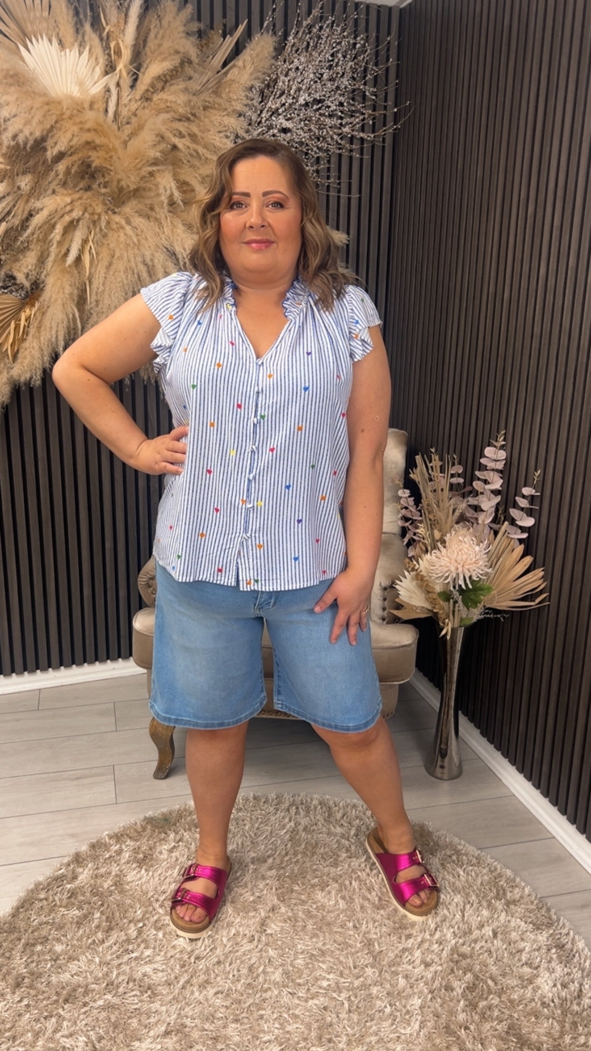 LORIE TOP - BLUE