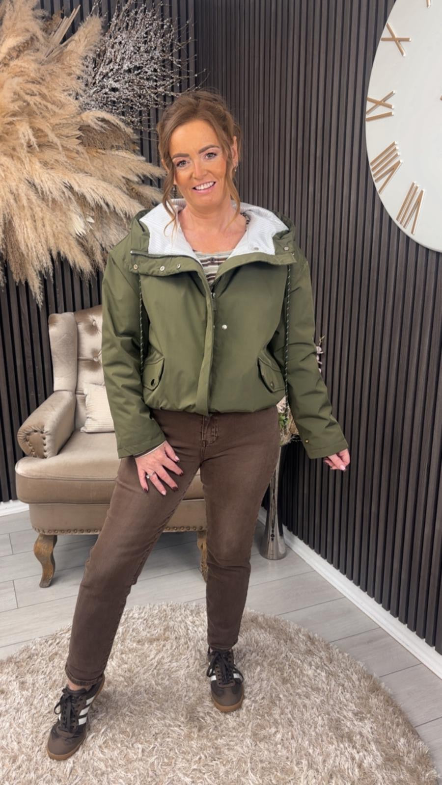 ANNETTE COAT - KHAKI