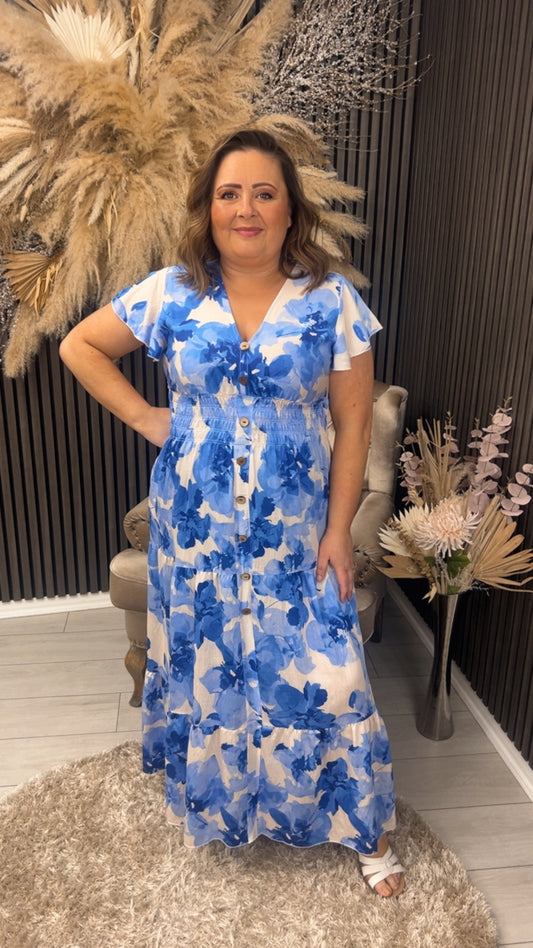 JANA DRESS - BLUE