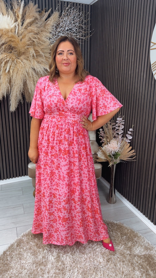NORA DRESS - PINK