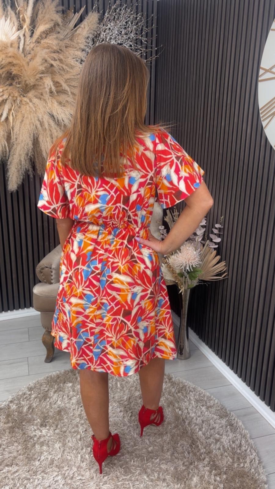 LIZZIE DRESS - CORAL
