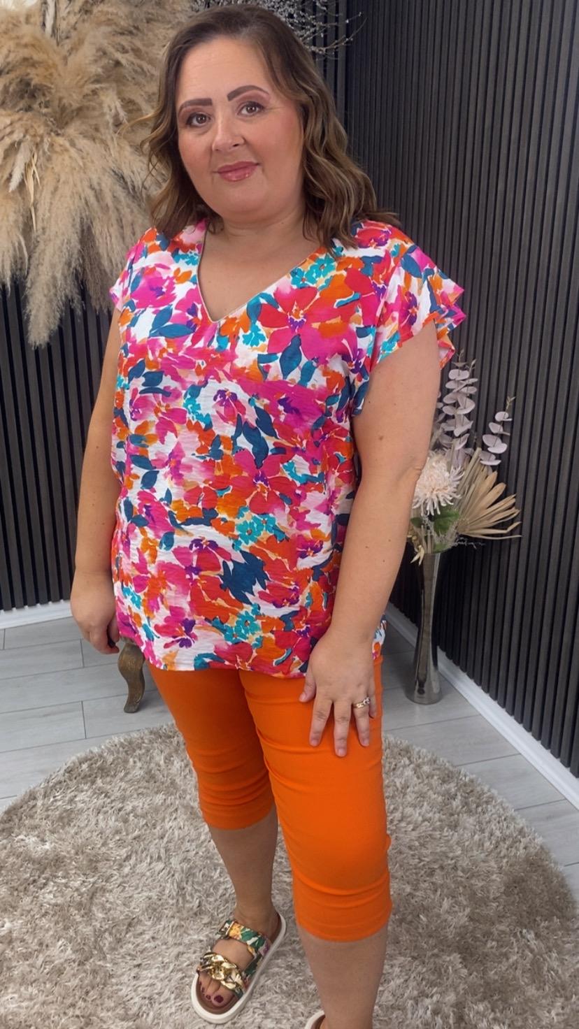 JEMIMA TOP - FUCHSIA