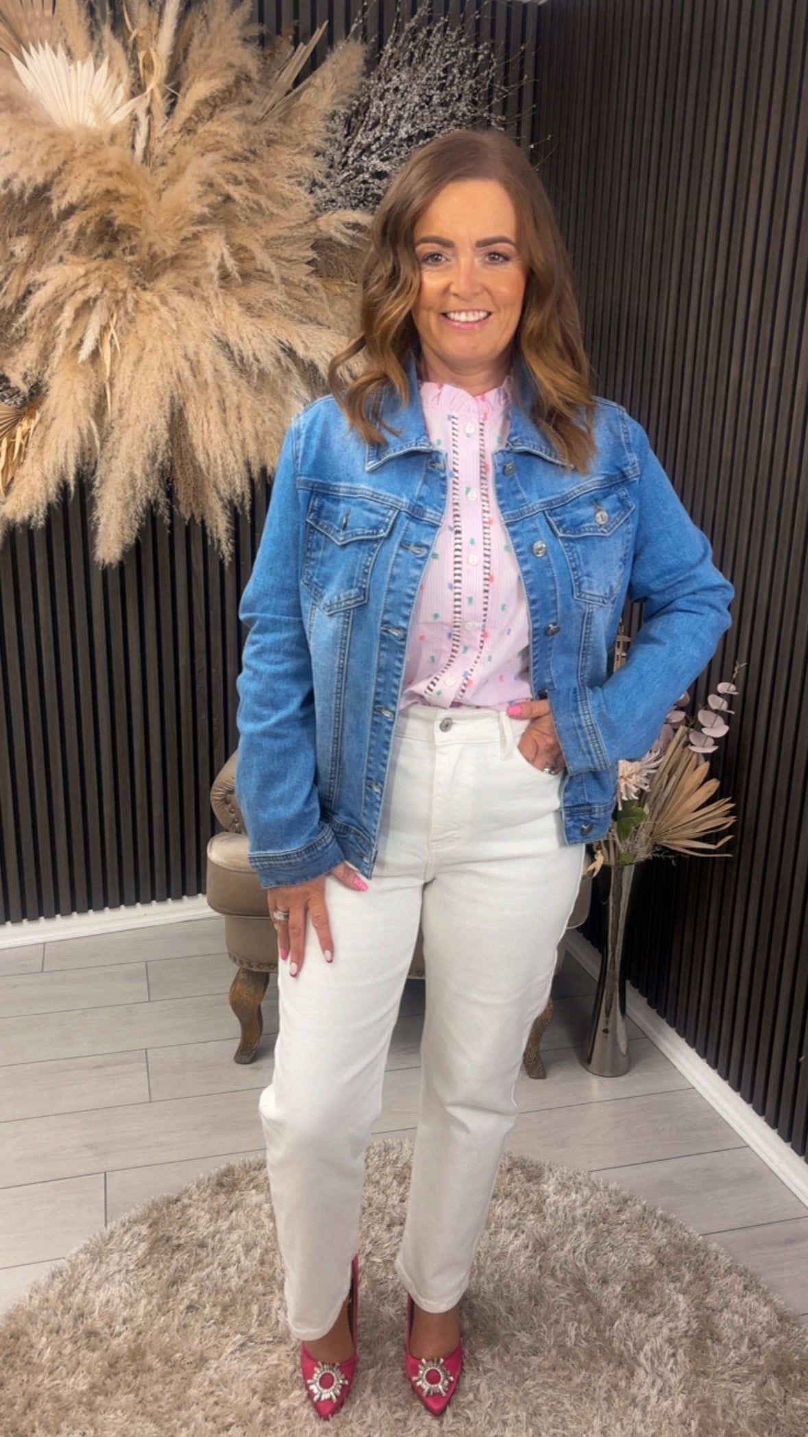 PAIGE DENIM JACKET - BLUE