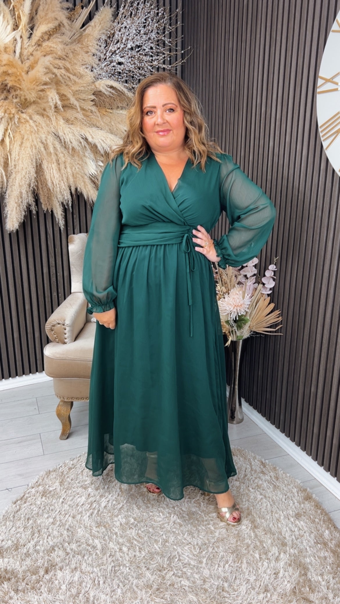 CIARA DRESS - GREEN