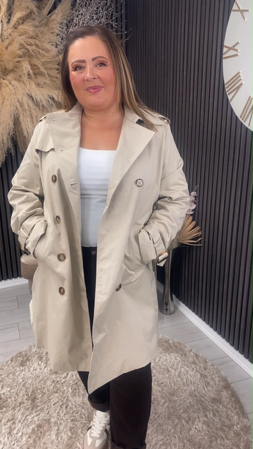 PATSY TRENCH COAT - BEIGE