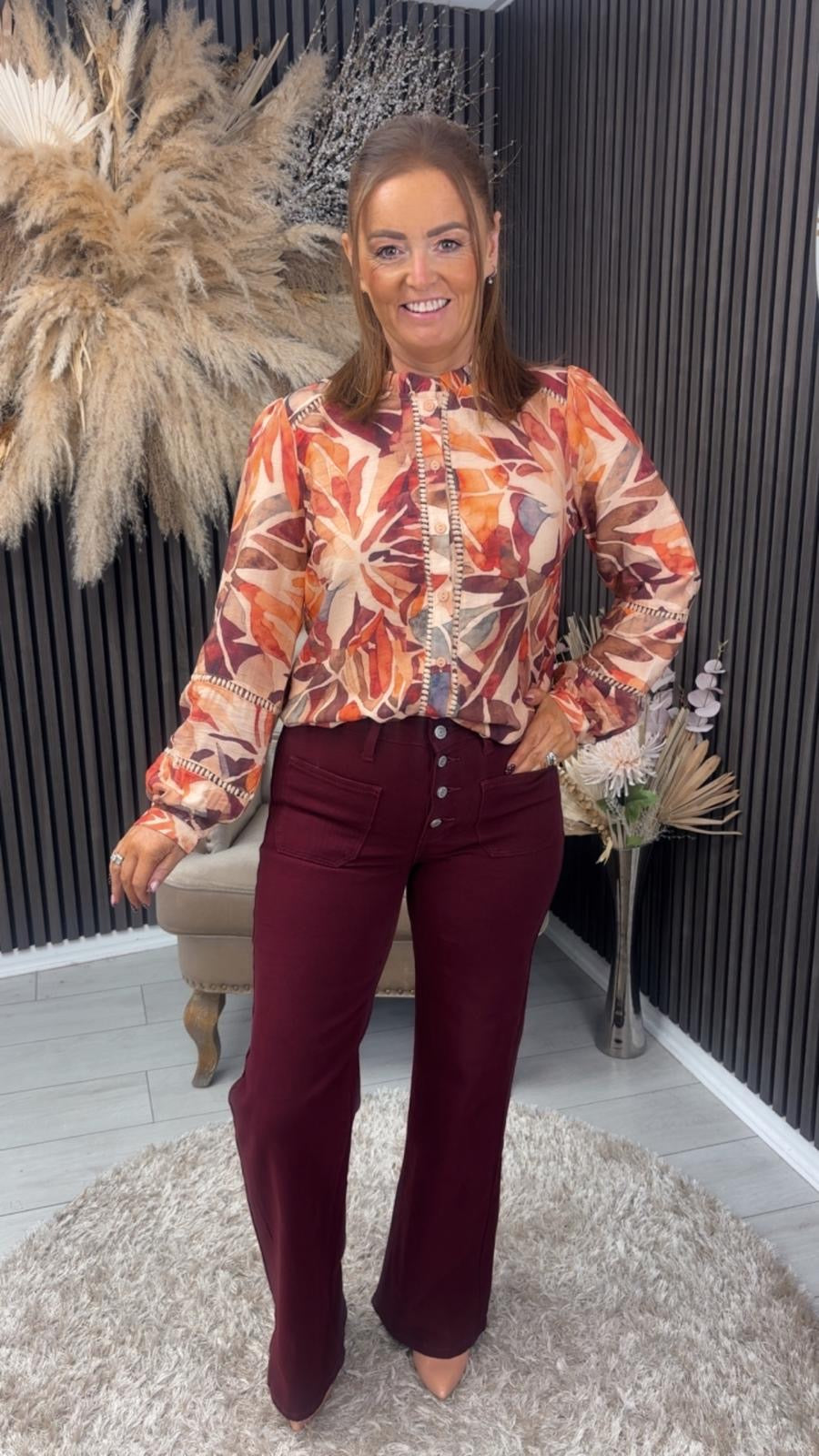 GENNY SHIRT - ORANGE