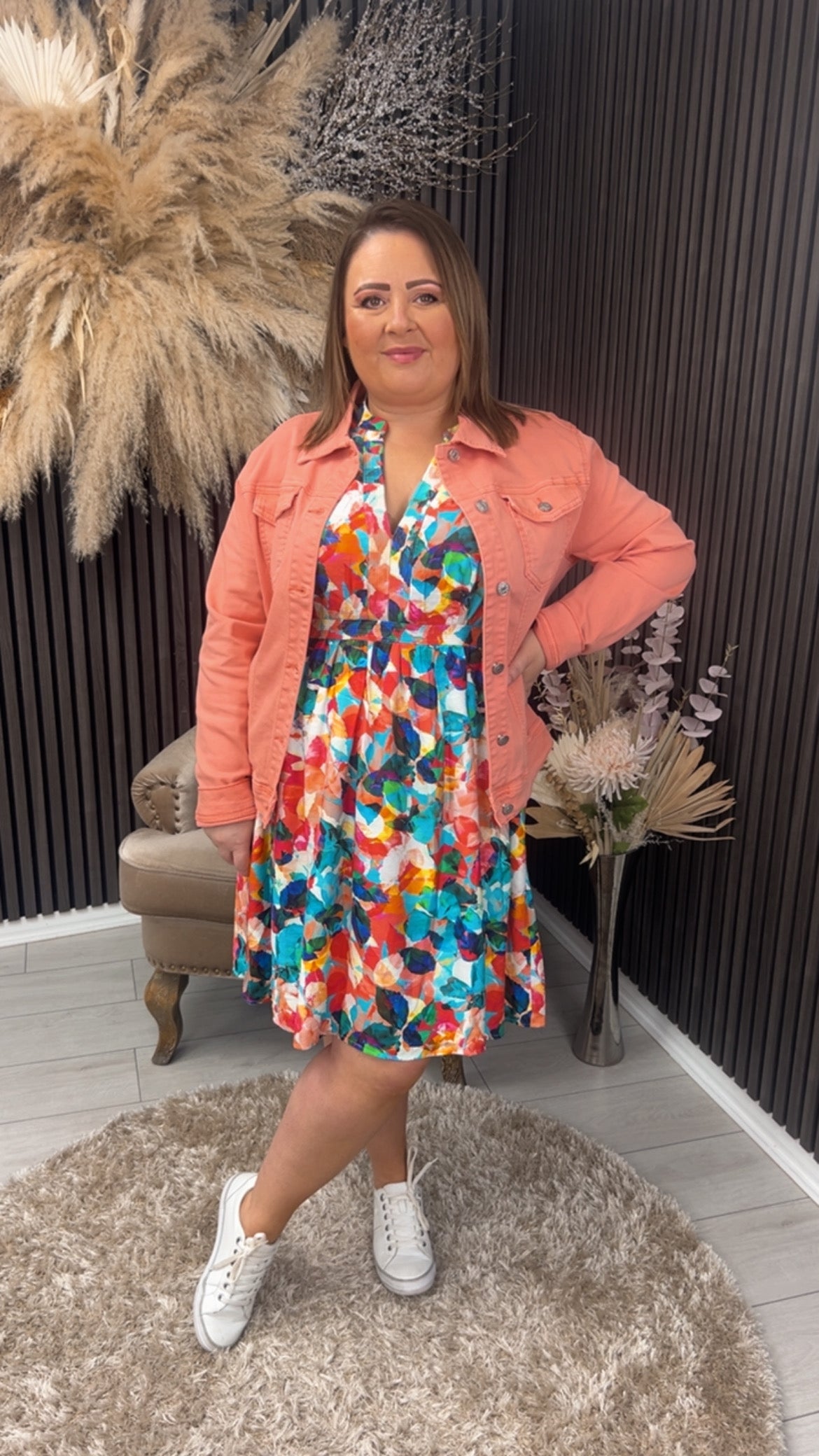 LINA DRESS - MULTI