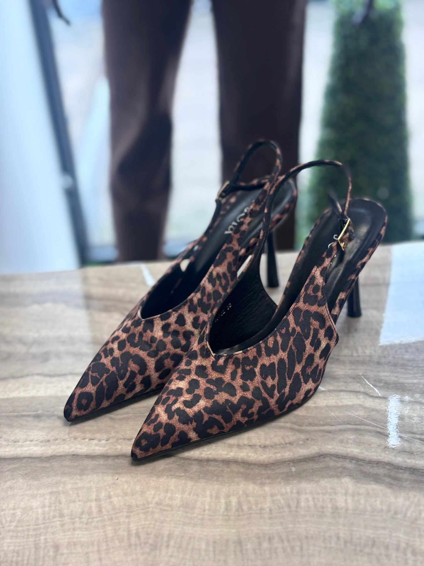 ESMERALDA SLINGBACK - LEOPARD